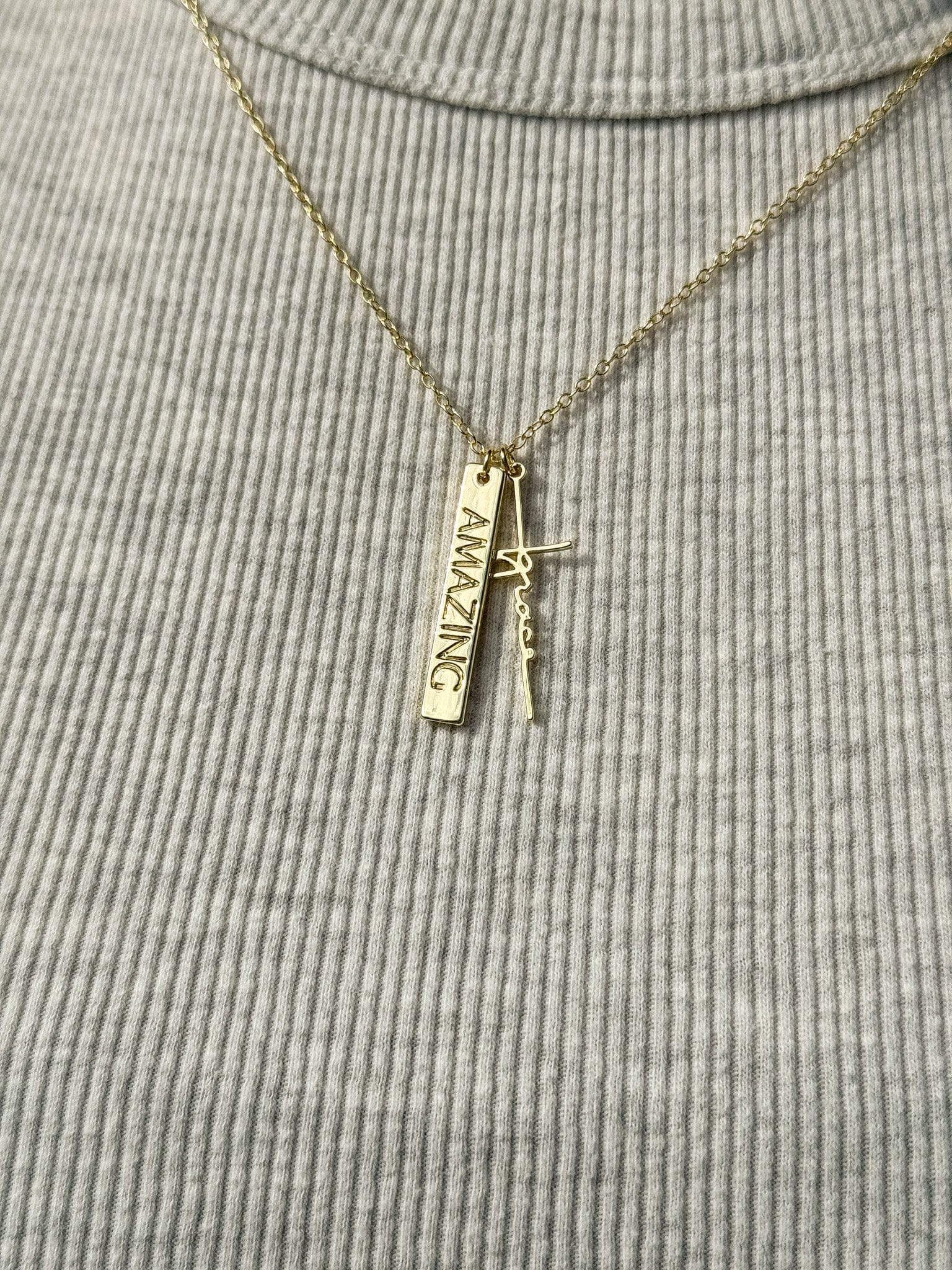 Amazing Grace Bar Necklace - Image 5