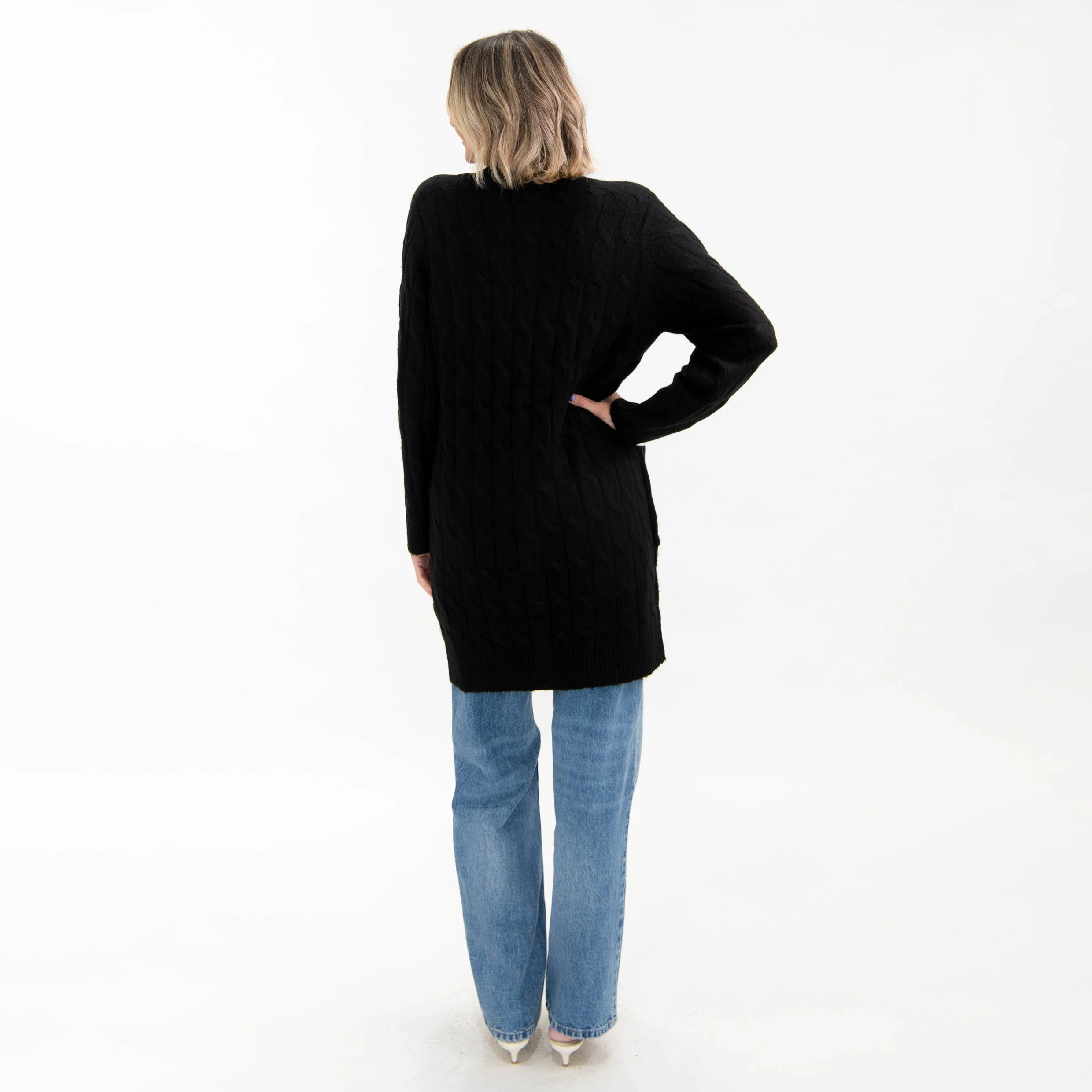 Amazing Grace Cable Knit Cardigan - Image 8