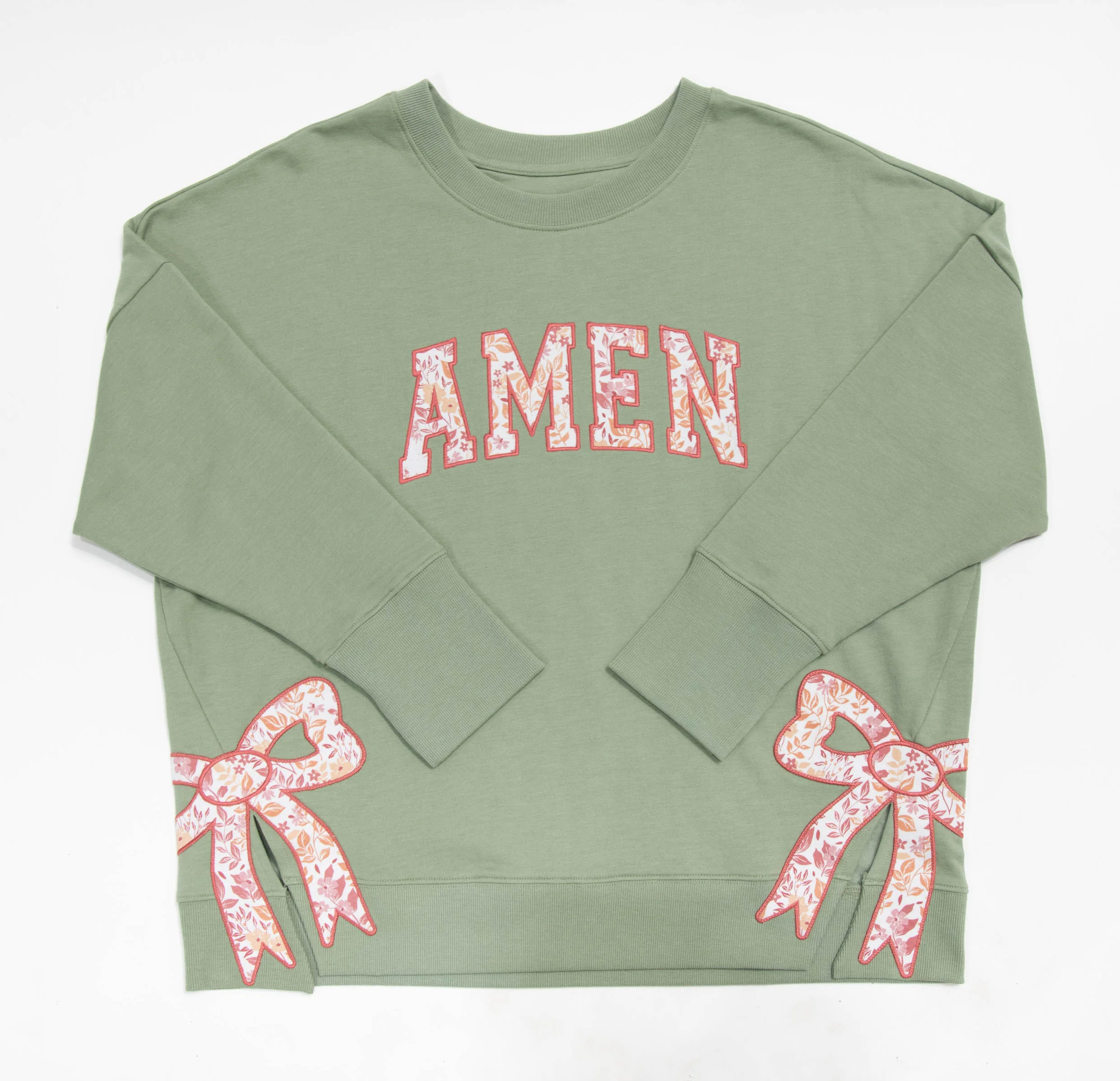 Amen Side Slit Crewneck Sweatshirt - Image 5