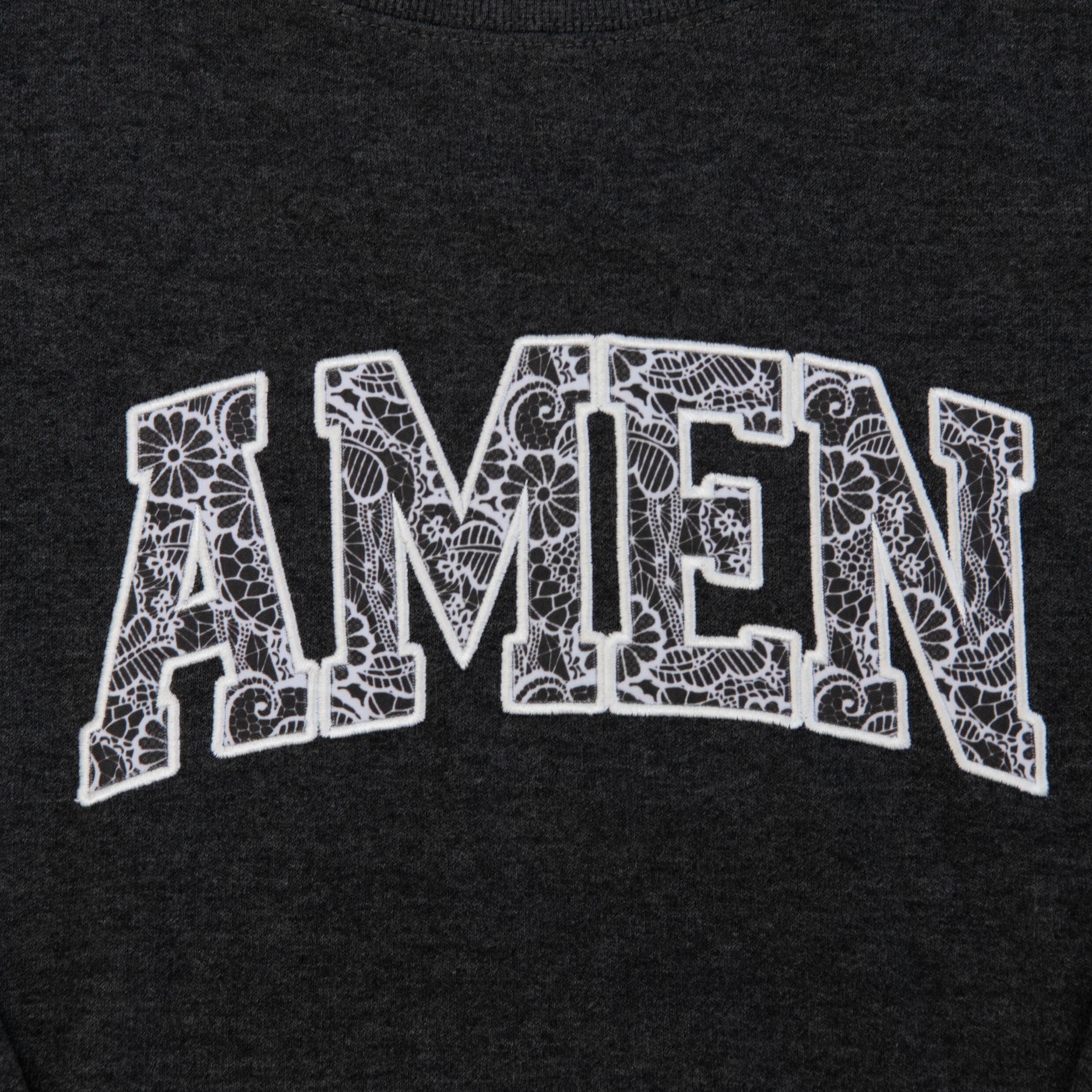 Amen Varsity Embellished Crewneck Sweatshirt - Image 3
