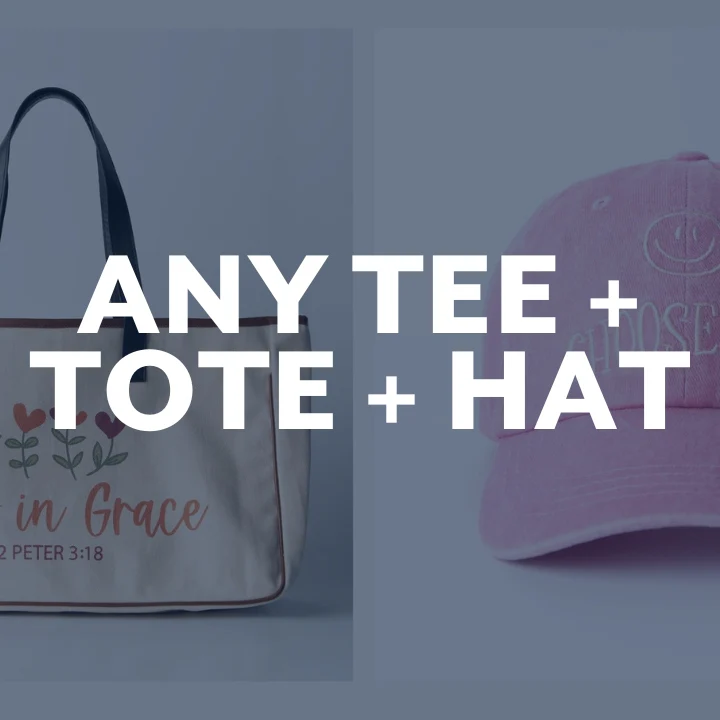 Any Tee + Tote + Hat for $35