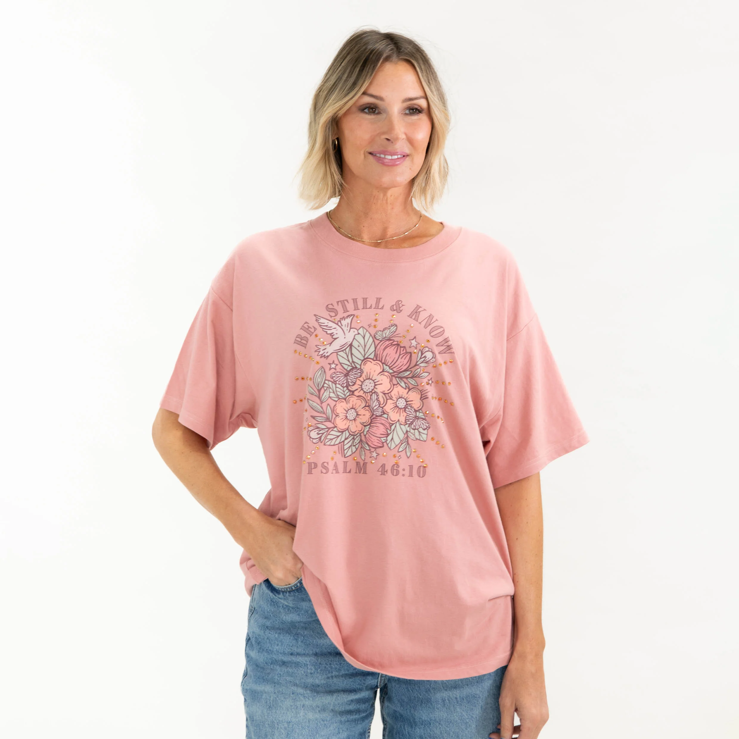 Rhinestone Oversized Tees - Image 4