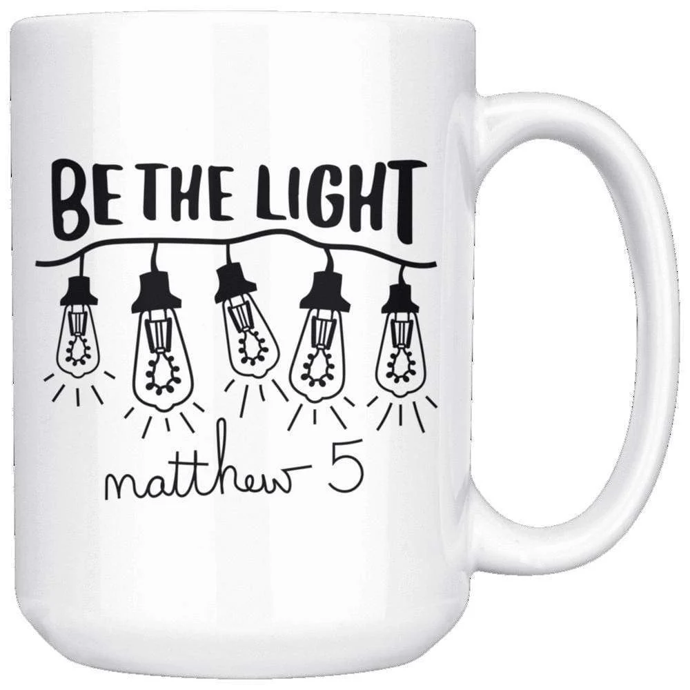 Be The Light Matthew 5 Mug 15oz - Image 2