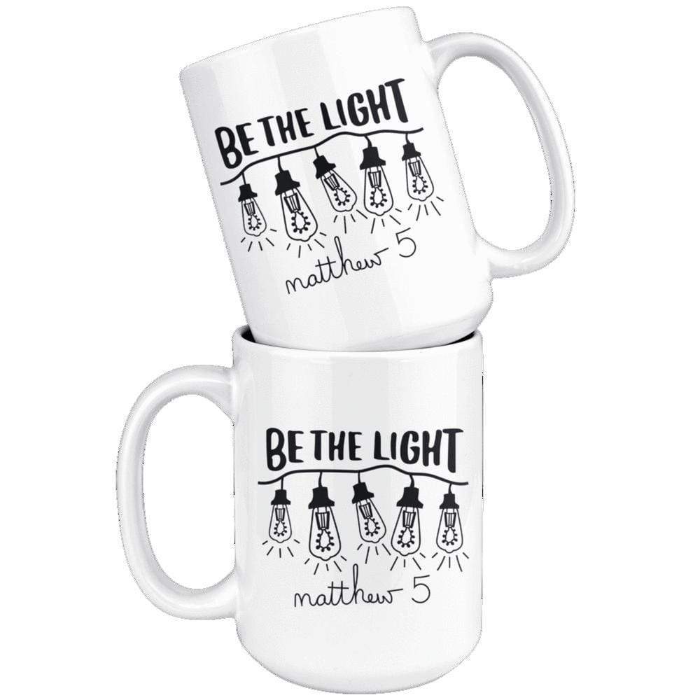 Be The Light Matthew 5 Mug 15oz - Image 5