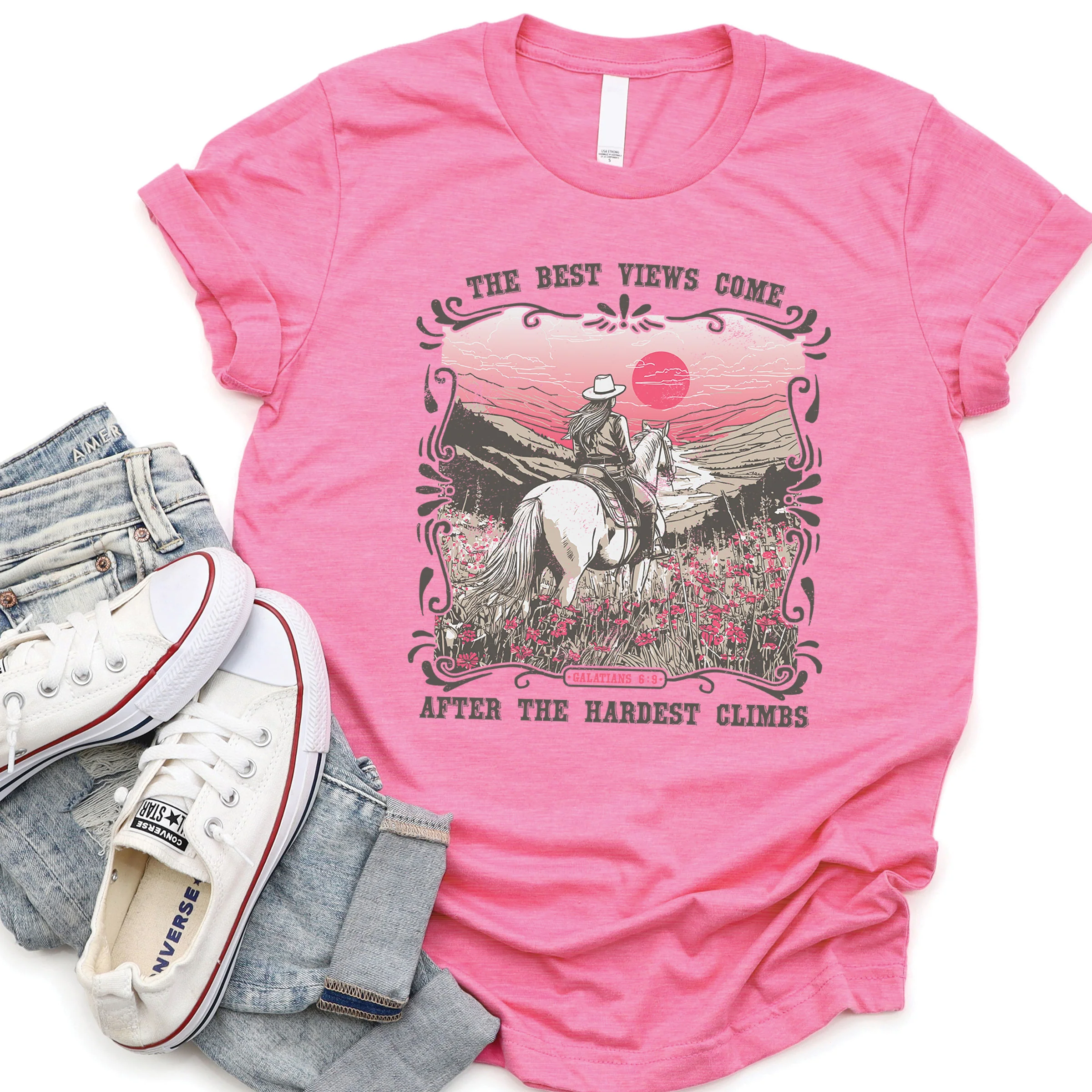 Best Views Cowgirl Tee
