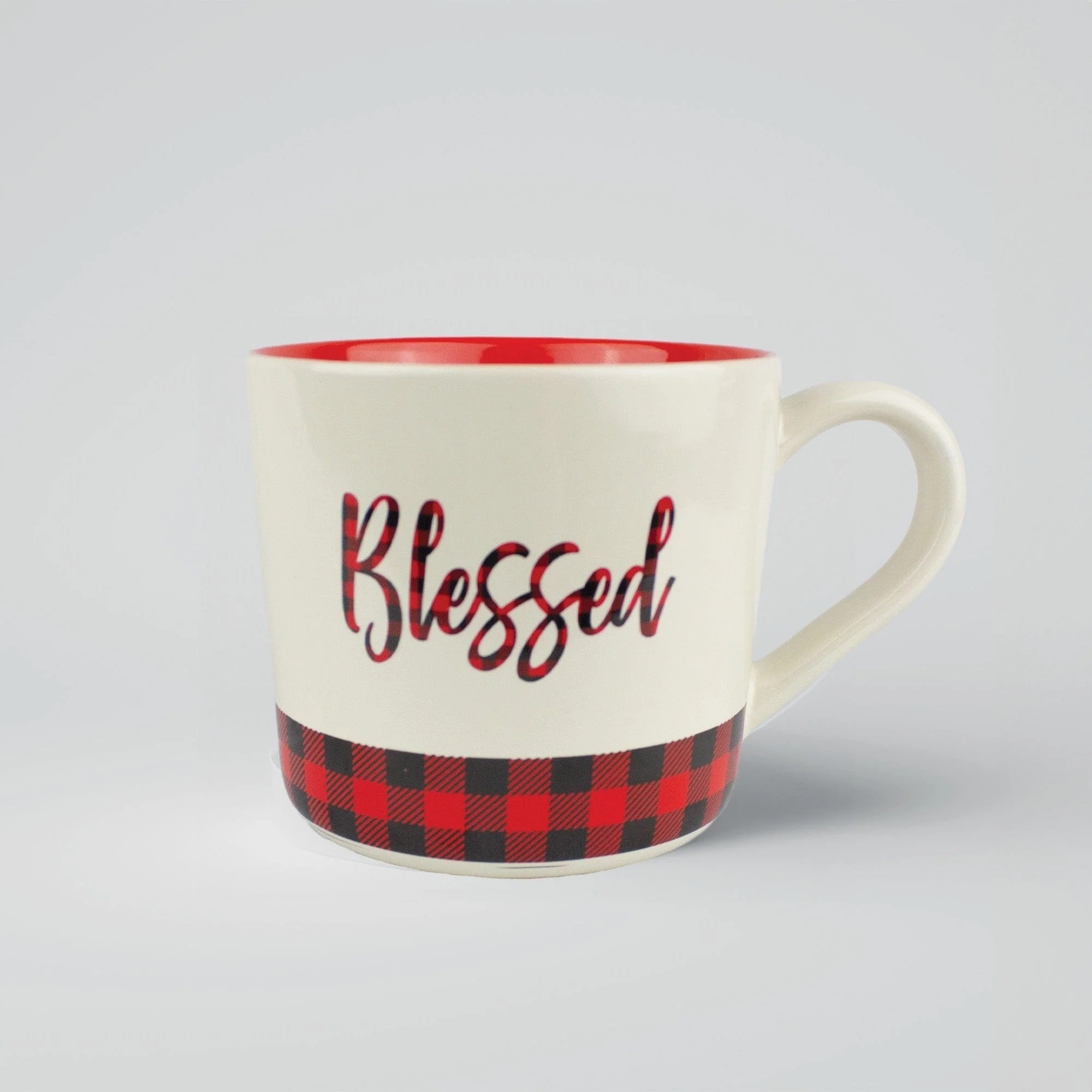 Blessed Plaid 15oz Mug w/ Handle - Image 3