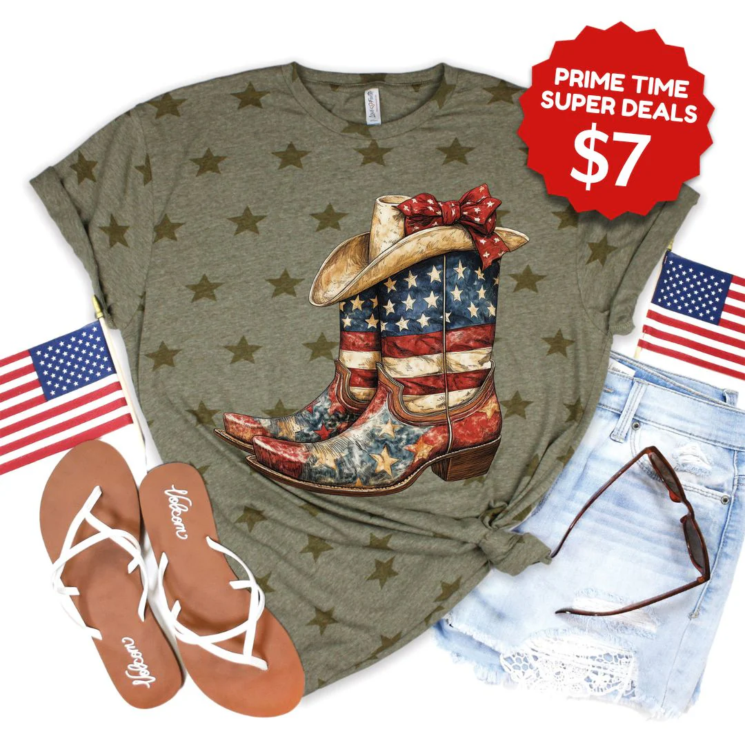 Boots Tee