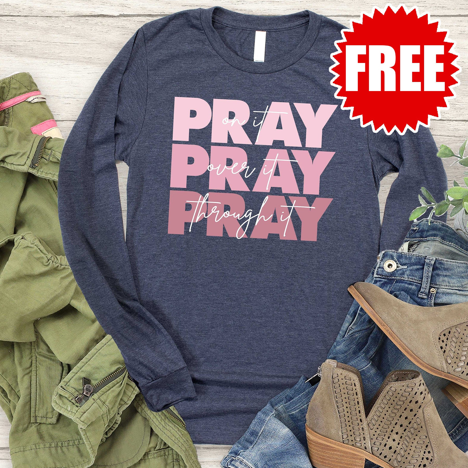 Pray On It Long Sleeve - 0