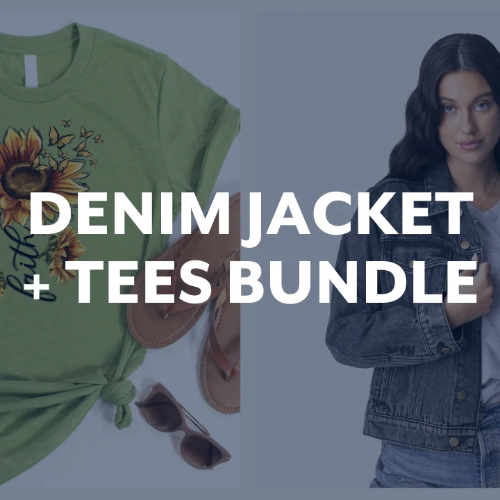 Denim Jacket + Tees Bundle