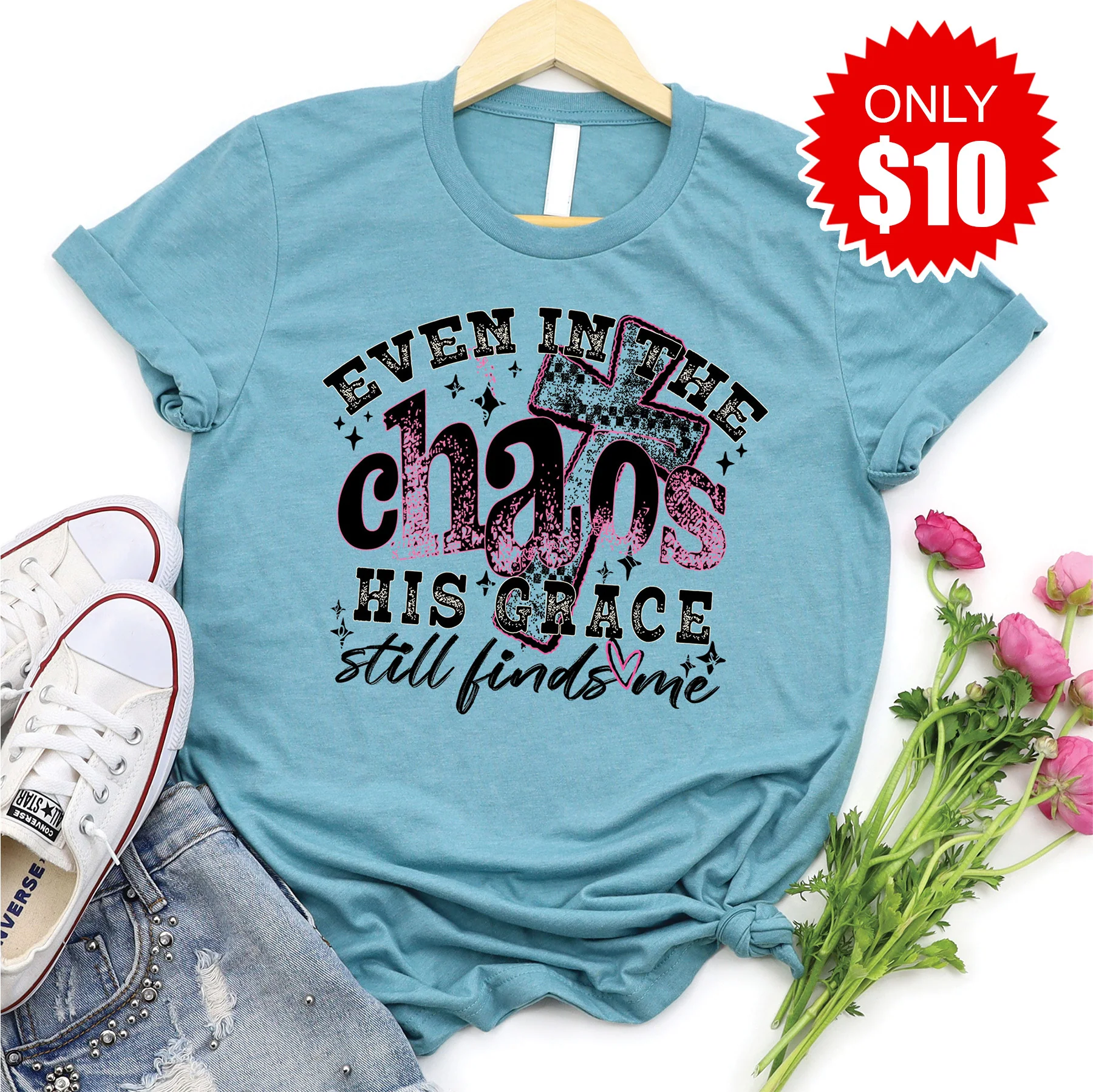 Even in the Chaos Tee - 10