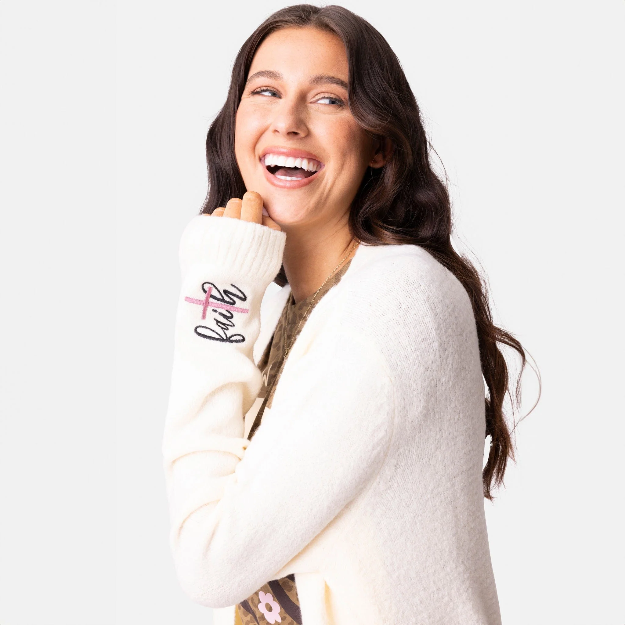 Faith Sweater Knit Cardigan - Image 4