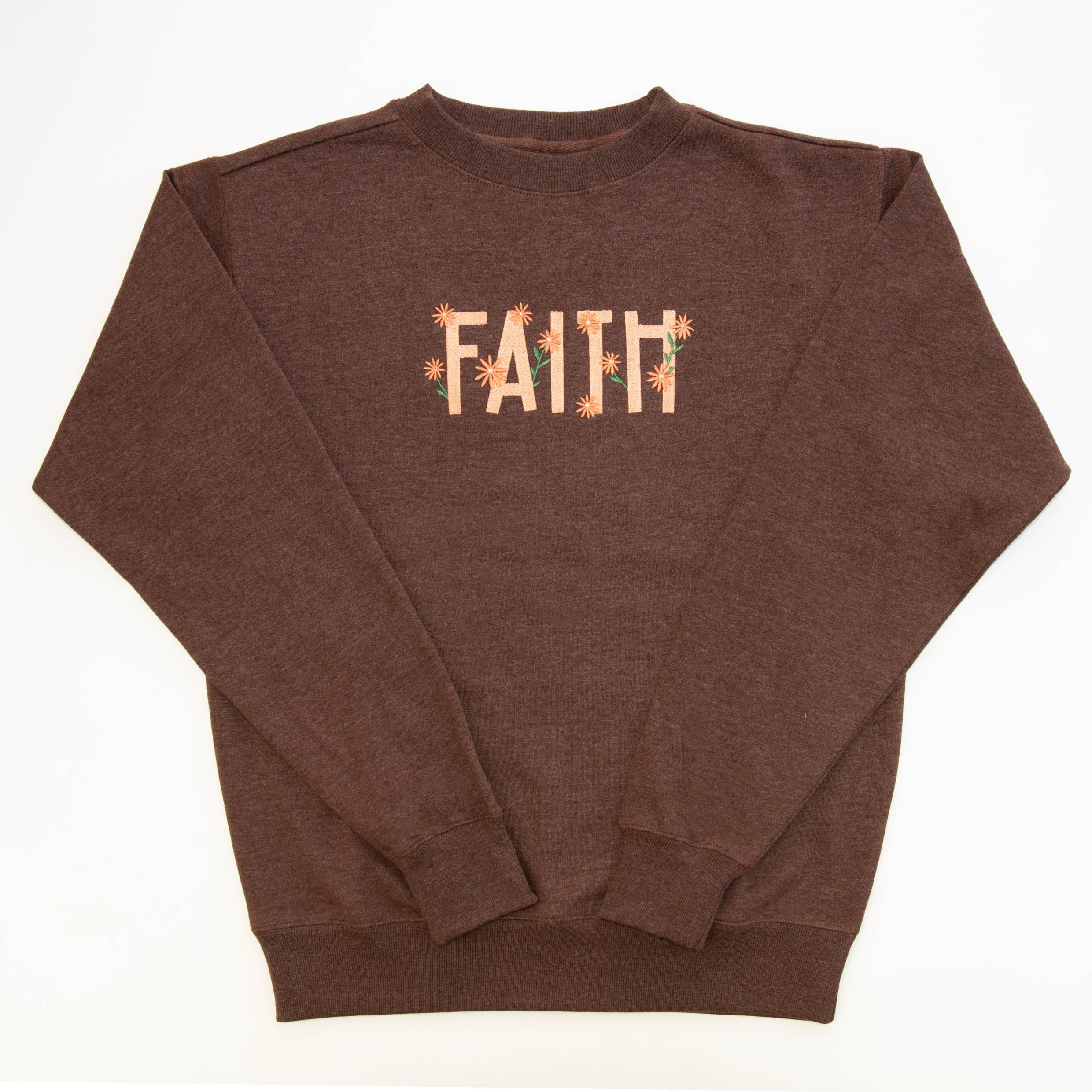 Faith Embroidered Crewneck Sweatshirt - Image 2