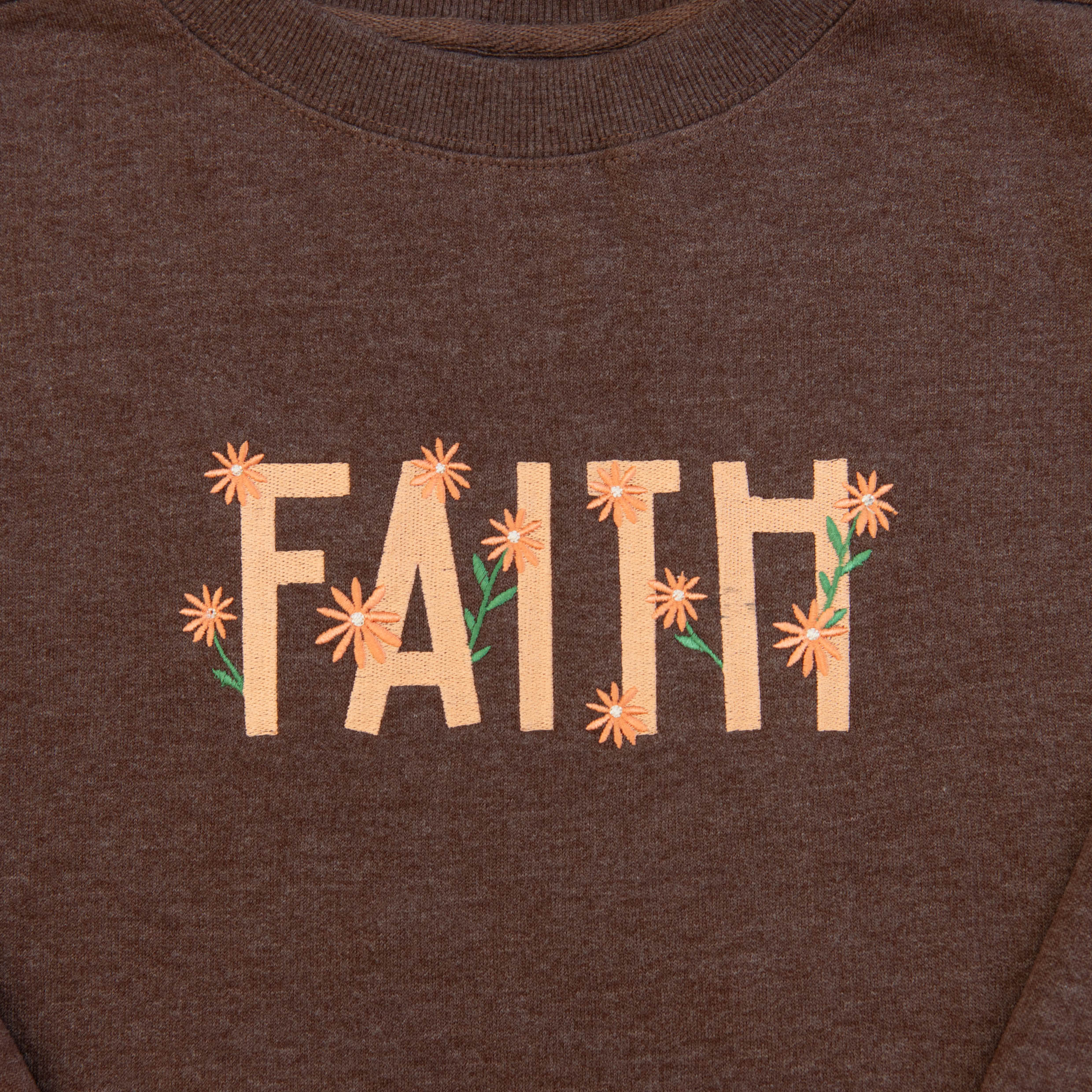 Faith Embroidered Crewneck Sweatshirt - Image 3