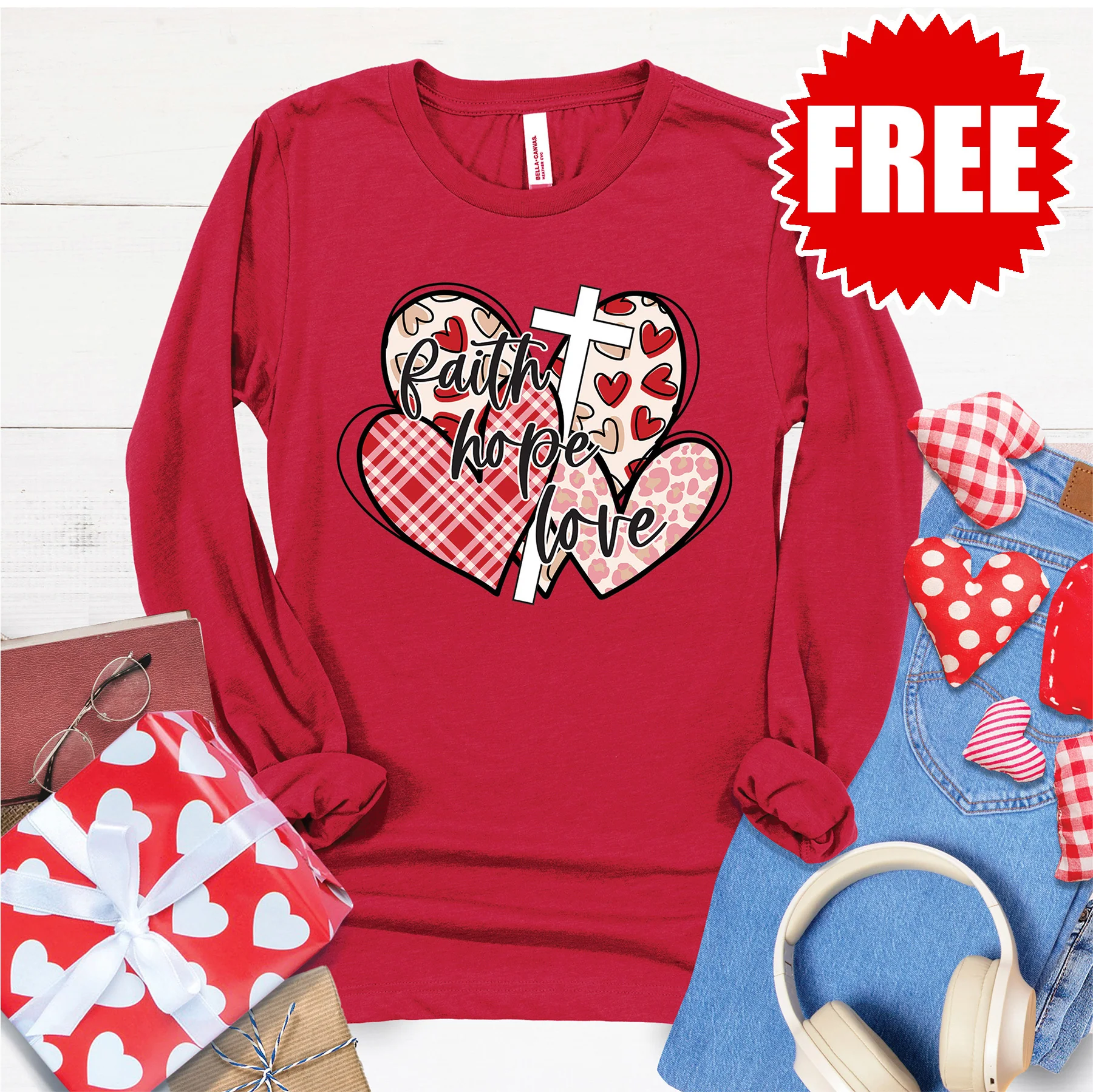 Faith Hope Love Long Sleeve - 0