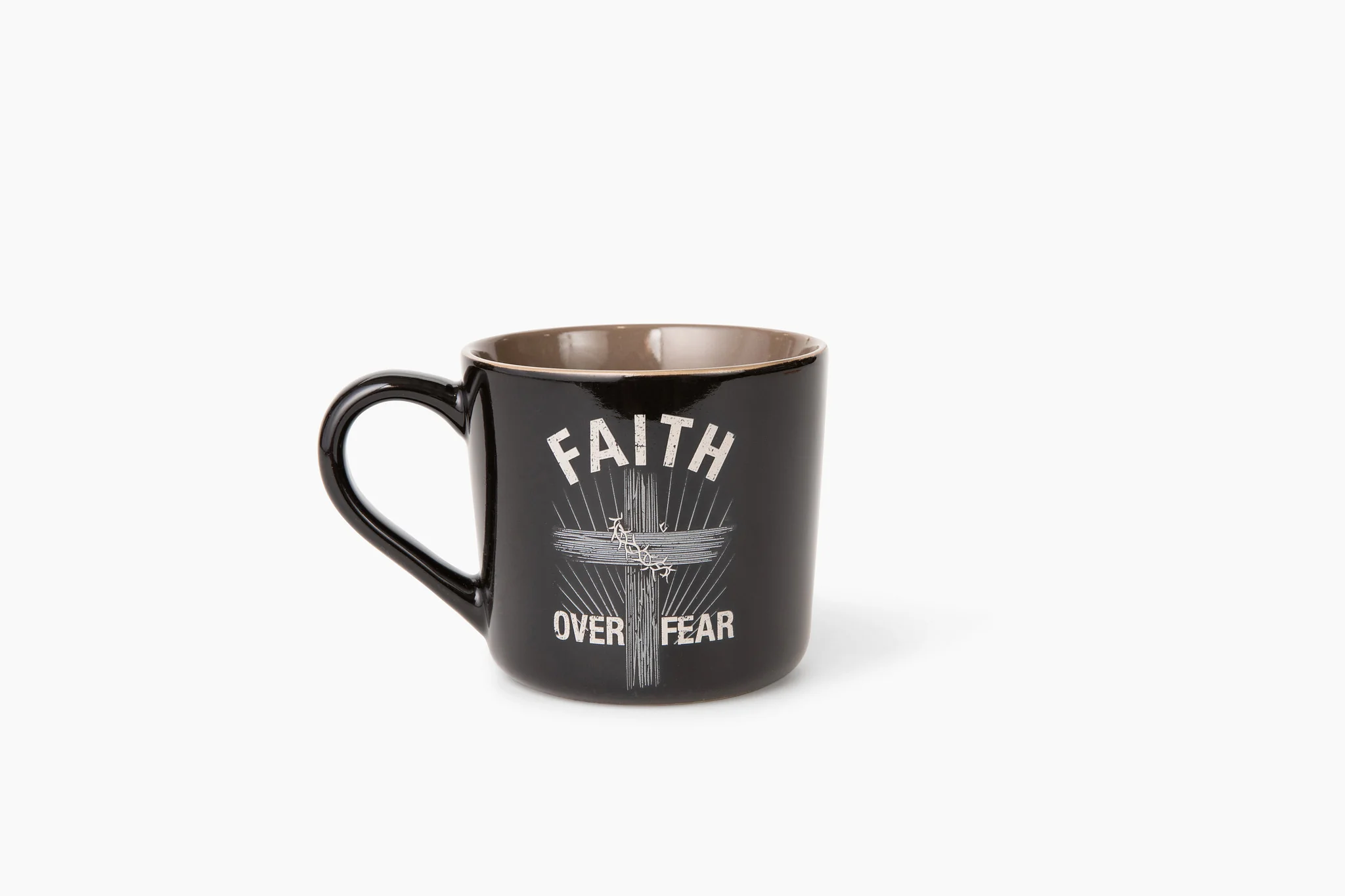 Faith Over Fear Ceramic 15 oz Mug With Handle - Image 3
