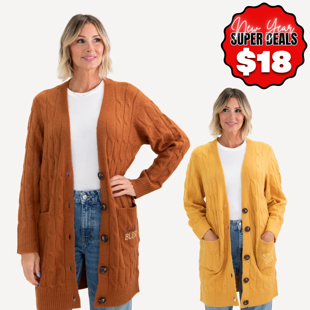 SALE: Cable Knit Cardigans