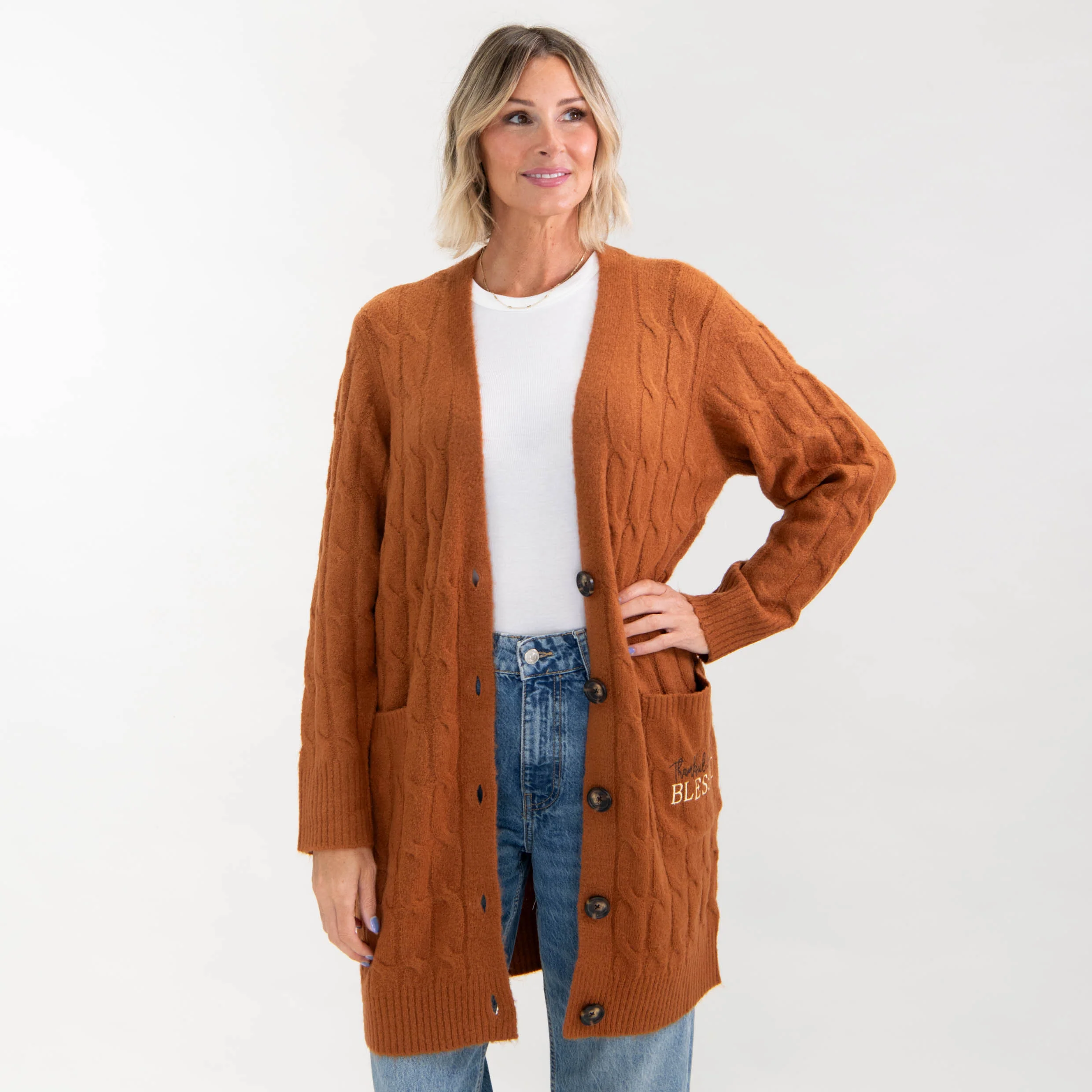 SALE: Cable Knit Cardigans - Image 5