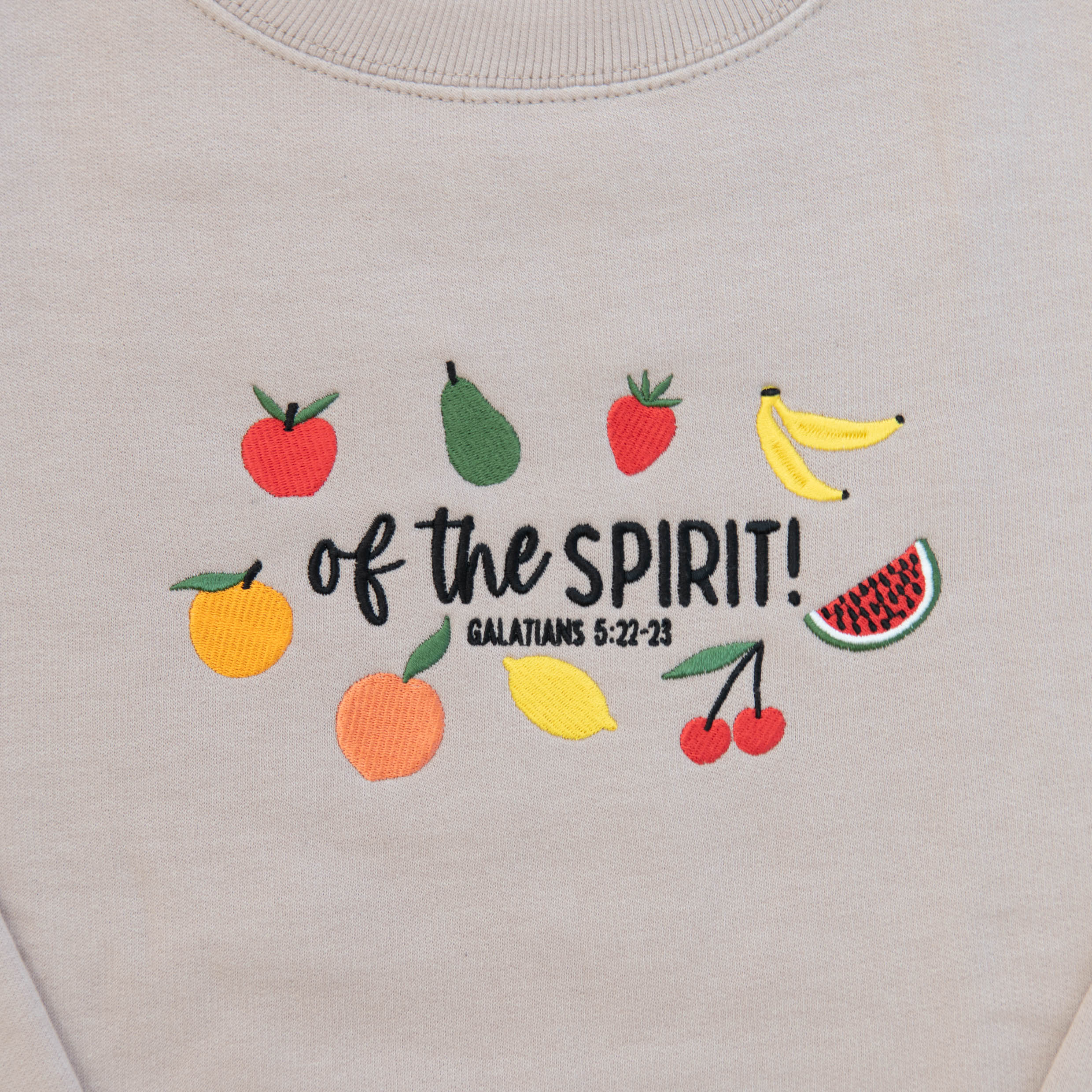 Fruit of the Spirit Embroidered Crewneck Sweatshirt - Image 3
