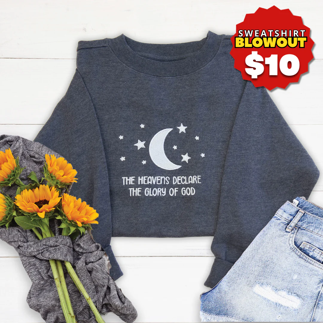 Glory of God Embroidered Crewneck Sweatshirt