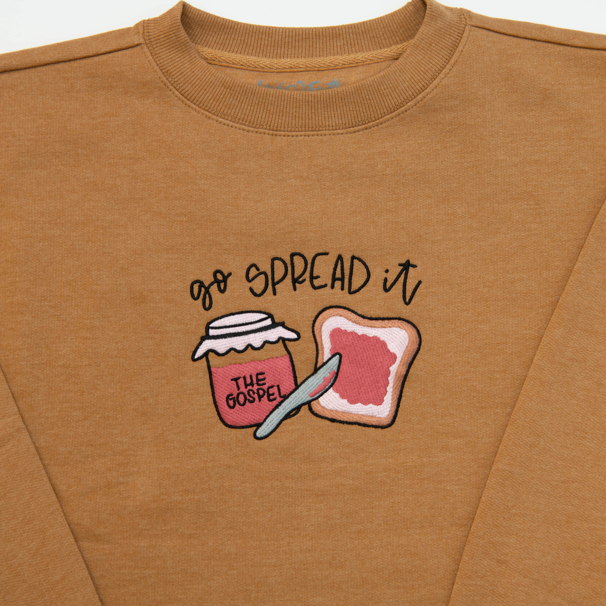 Go Spread It Embroidered Crewneck Sweatshirt - Image 4