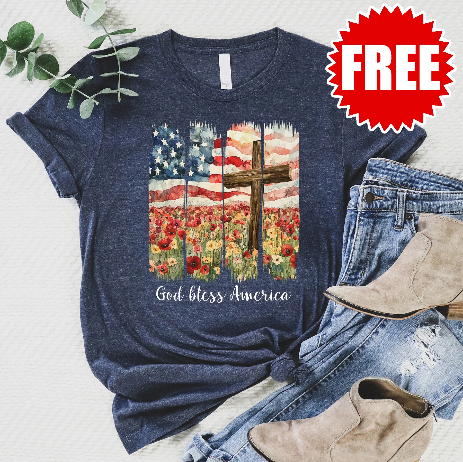 God Bless America Tee - 0