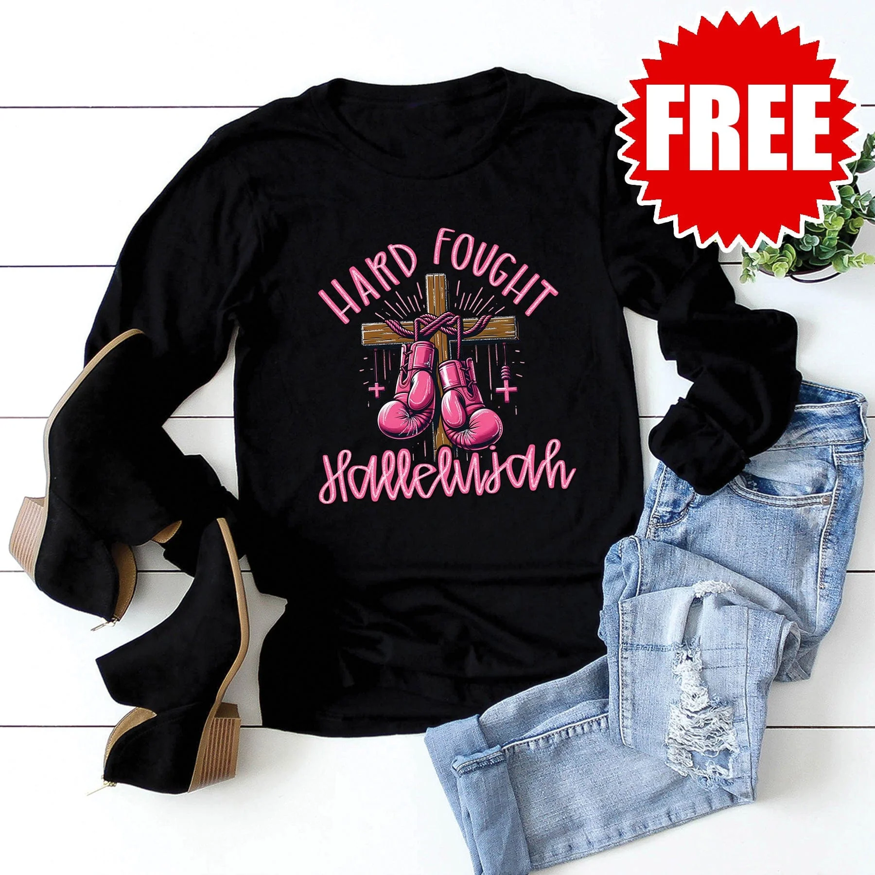 Hard Fought Long Sleeve - Black