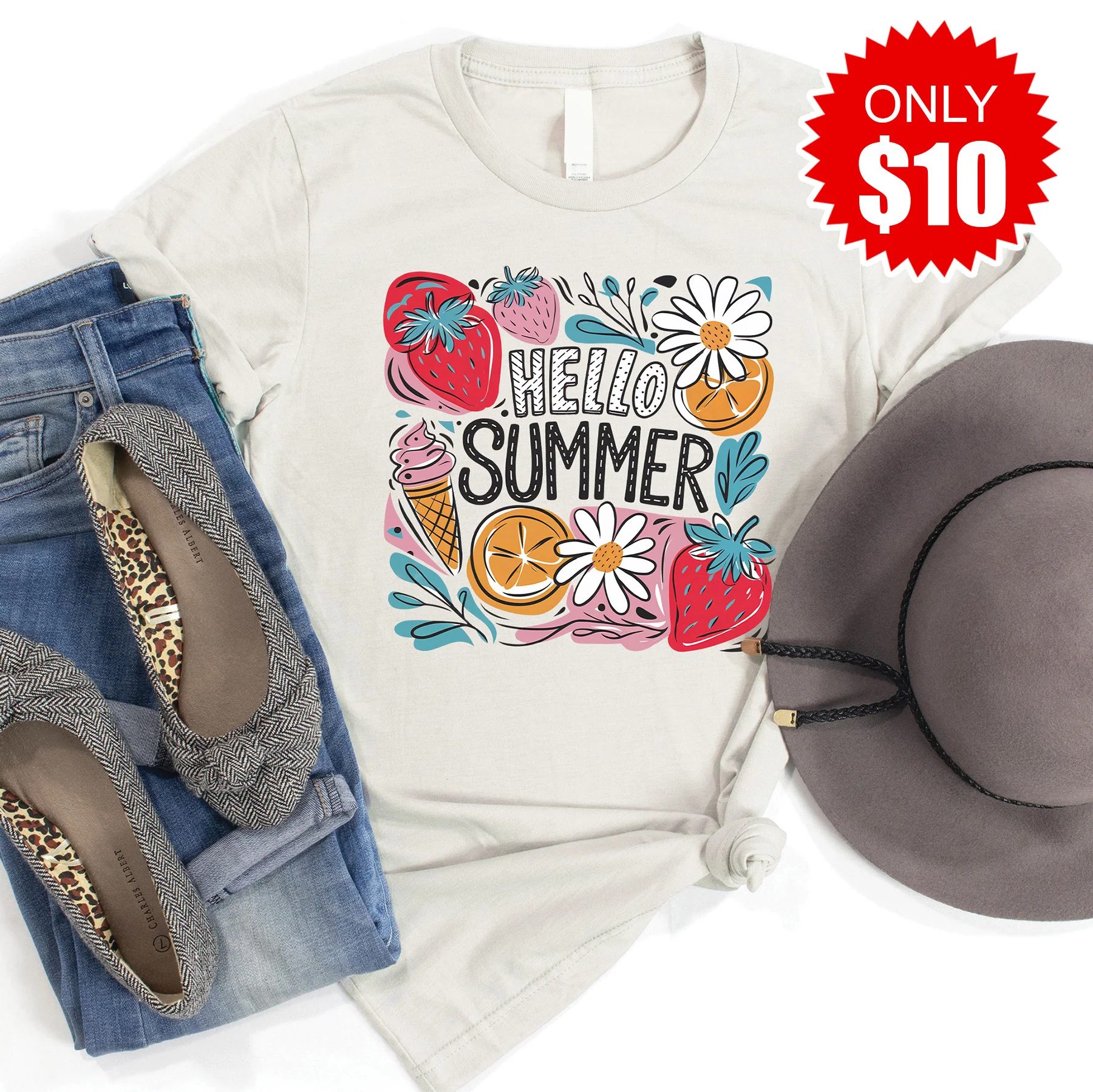 Hello Summer Tee - 10