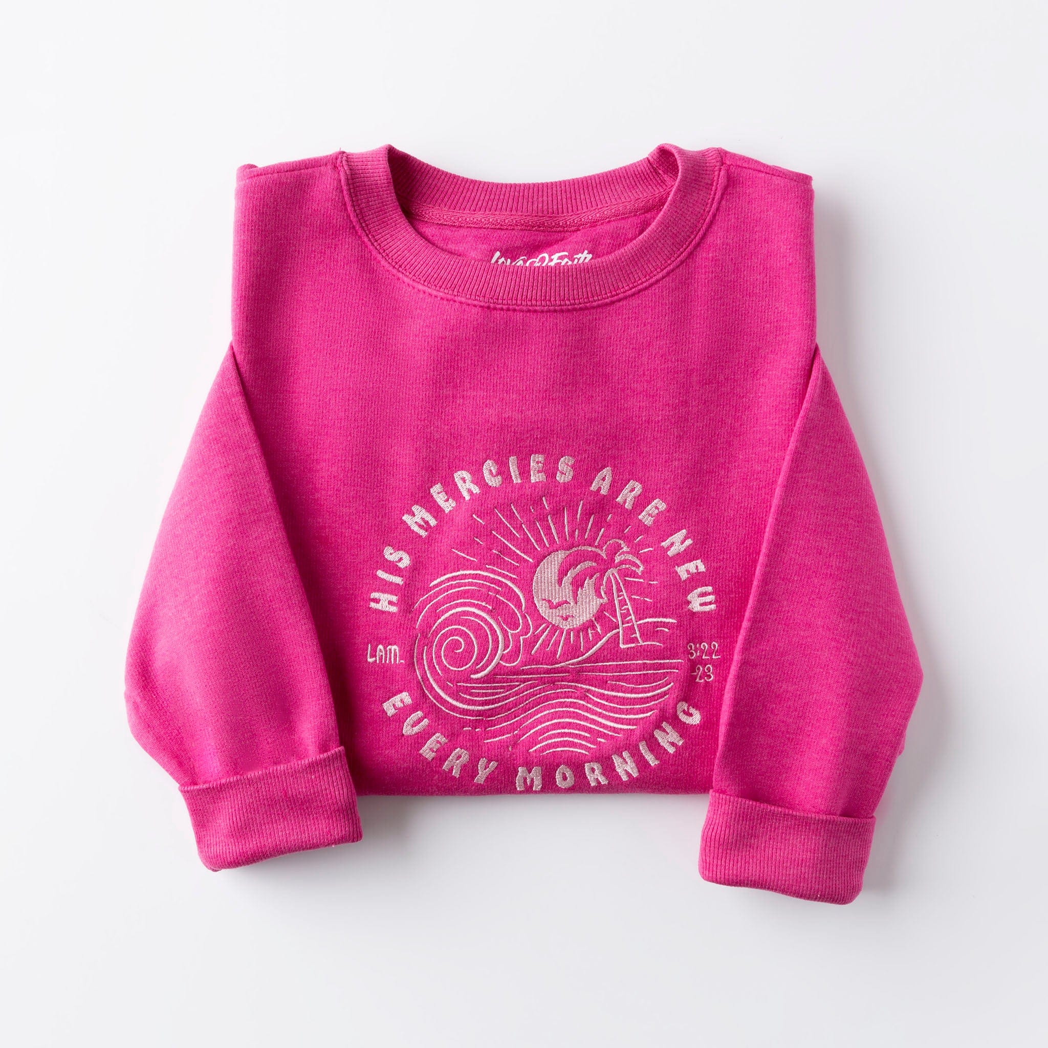 Embroidered His Mercies Are New Sweatshirt - Image 2
