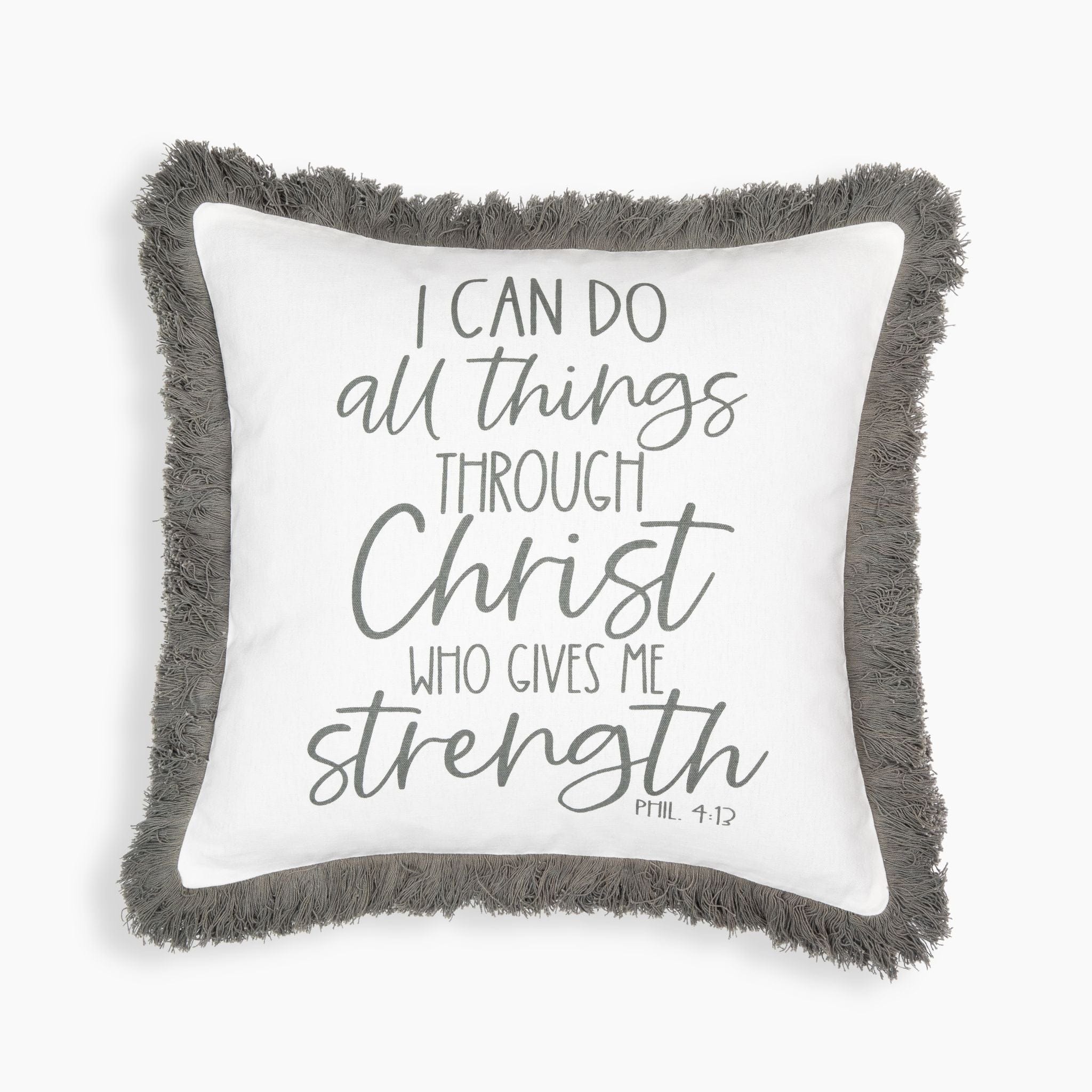I Can Do All Things Prayer Pocket Pillow Cover - Image 2