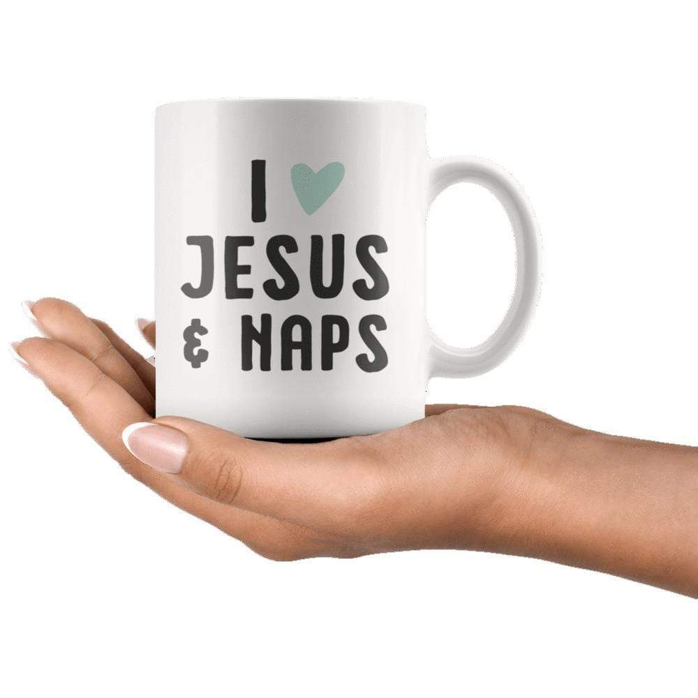 I Love Jesus & Naps Mug 11oz - Image 3