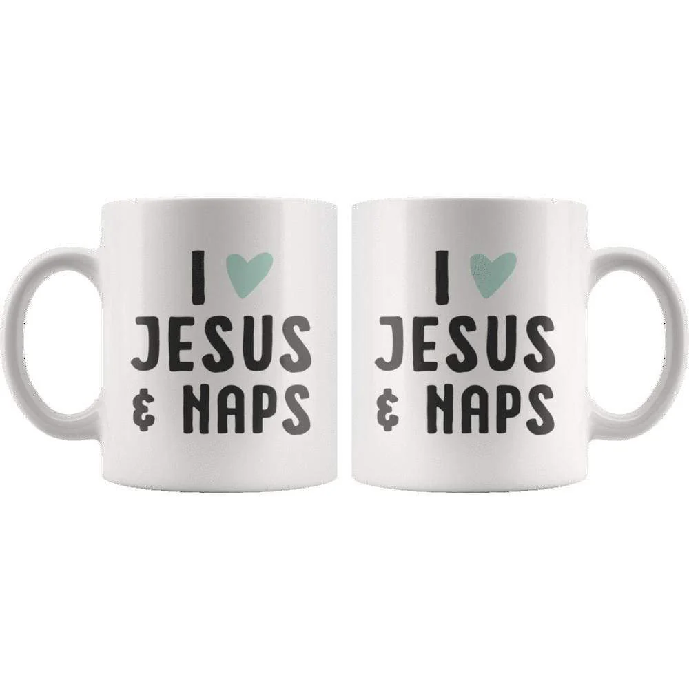 I Love Jesus & Naps Mug 11oz - Image 5