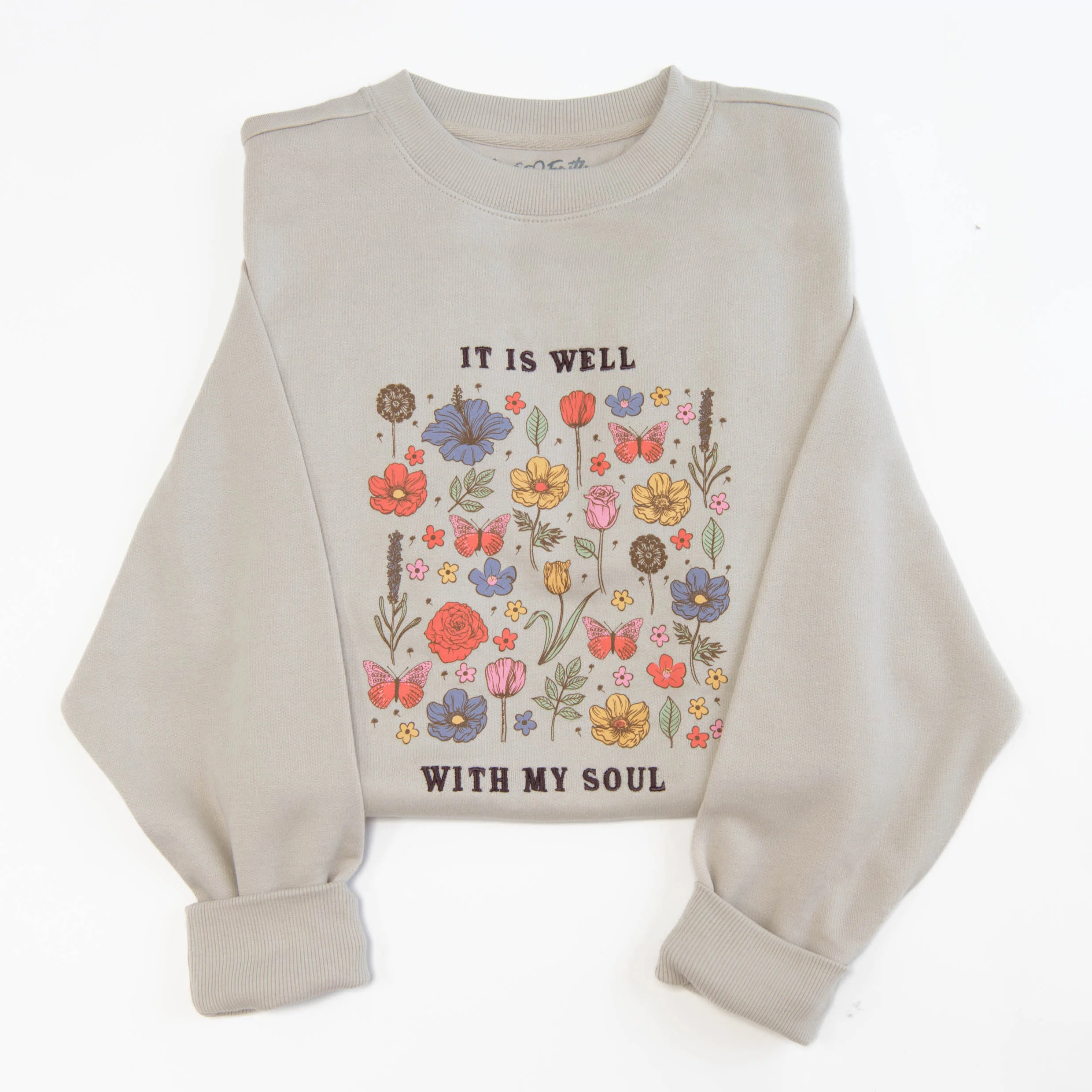It is Well Embroidered Crewneck Sweatshirt - Image 2