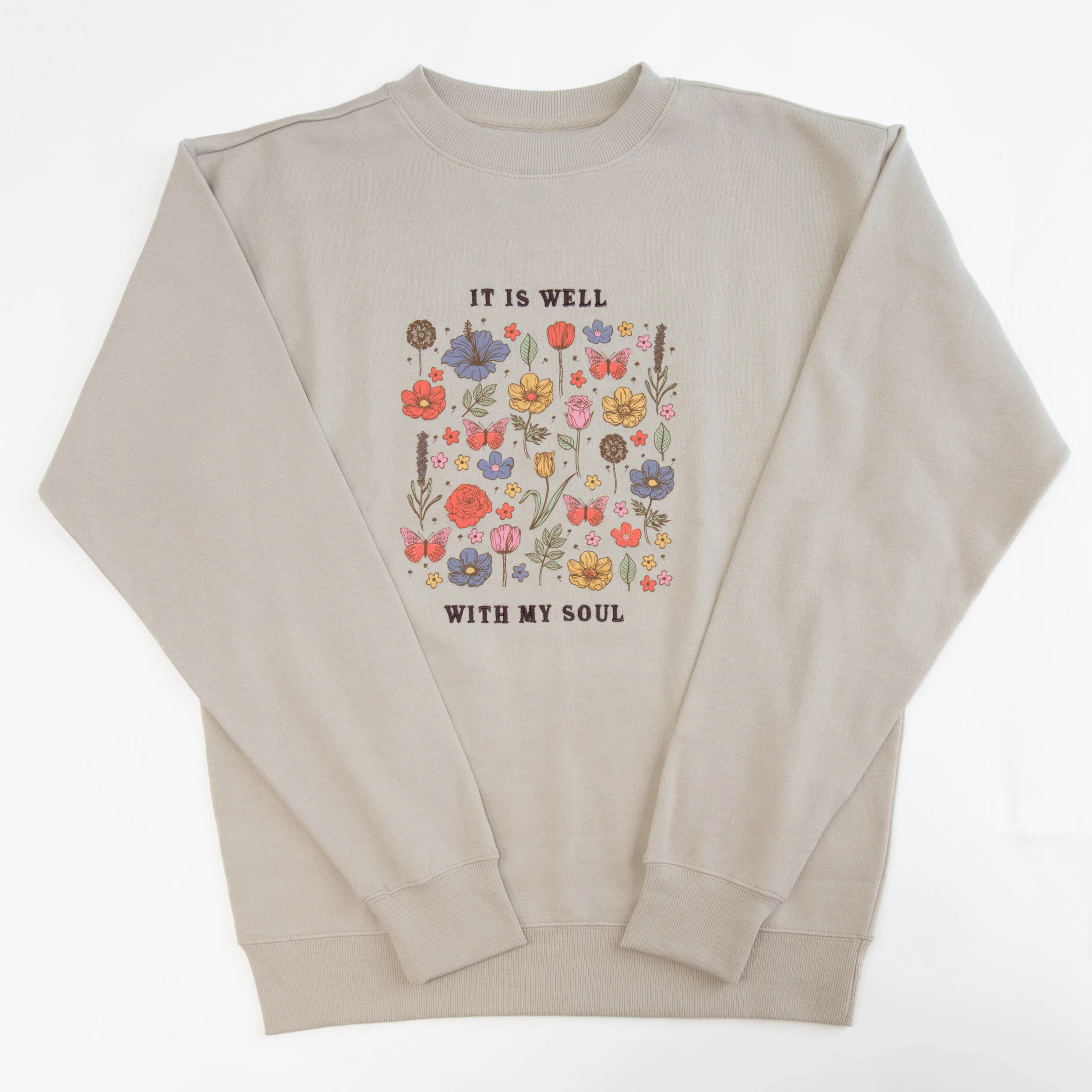 It is Well Embroidered Crewneck Sweatshirt - Image 3