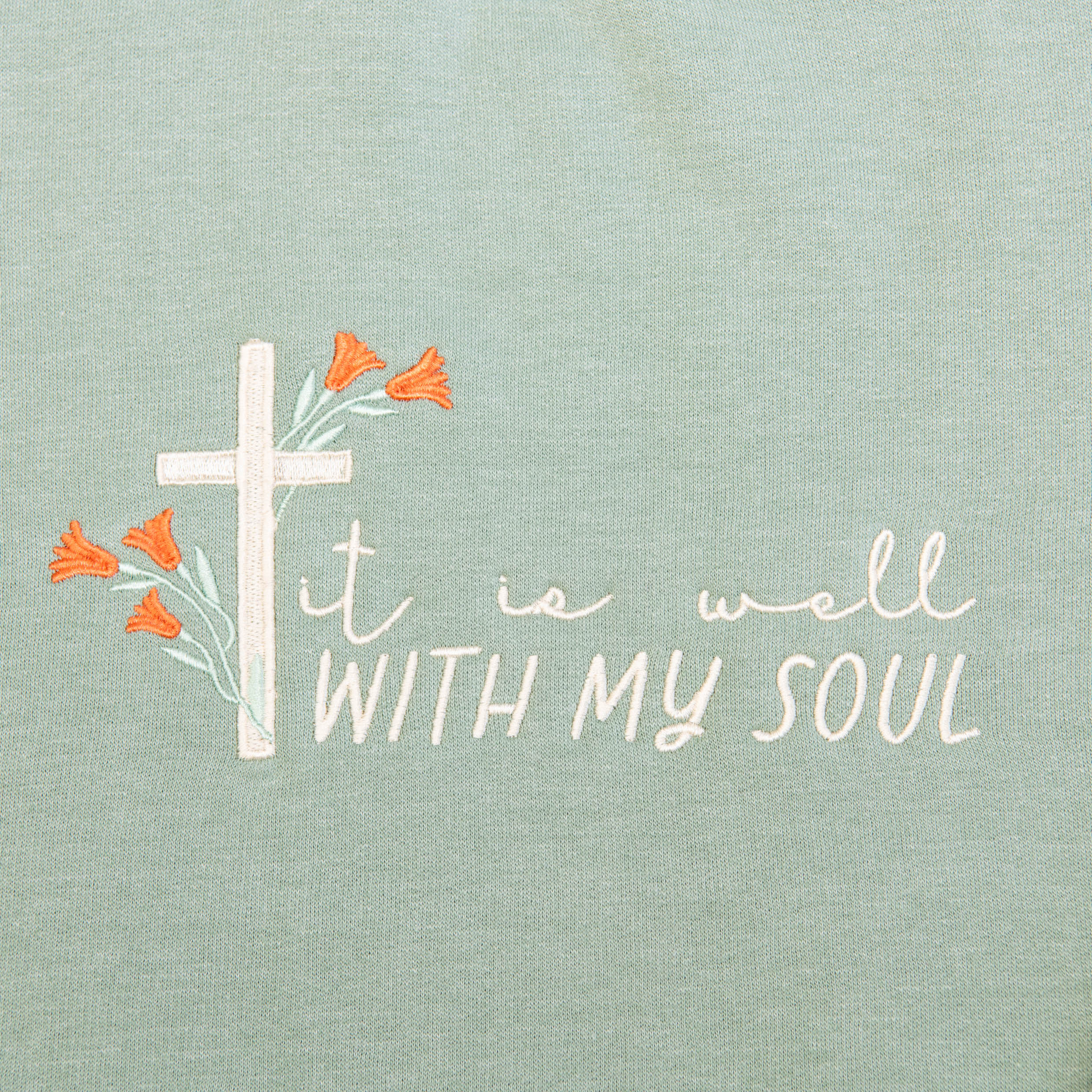 It is Well Embroidered Crewneck Sweatshirt - Image 3