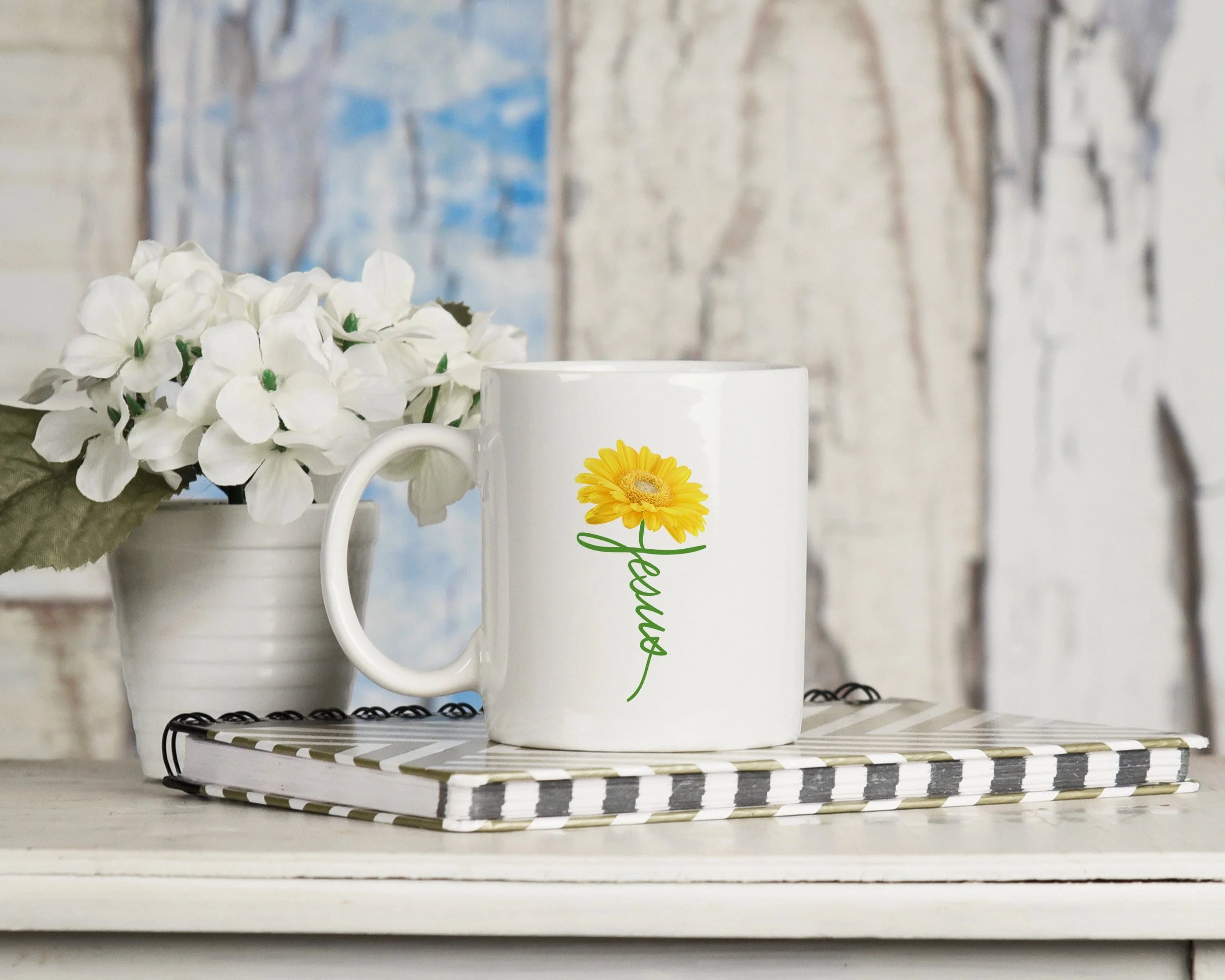 Jesus Daisy Mug 11oz