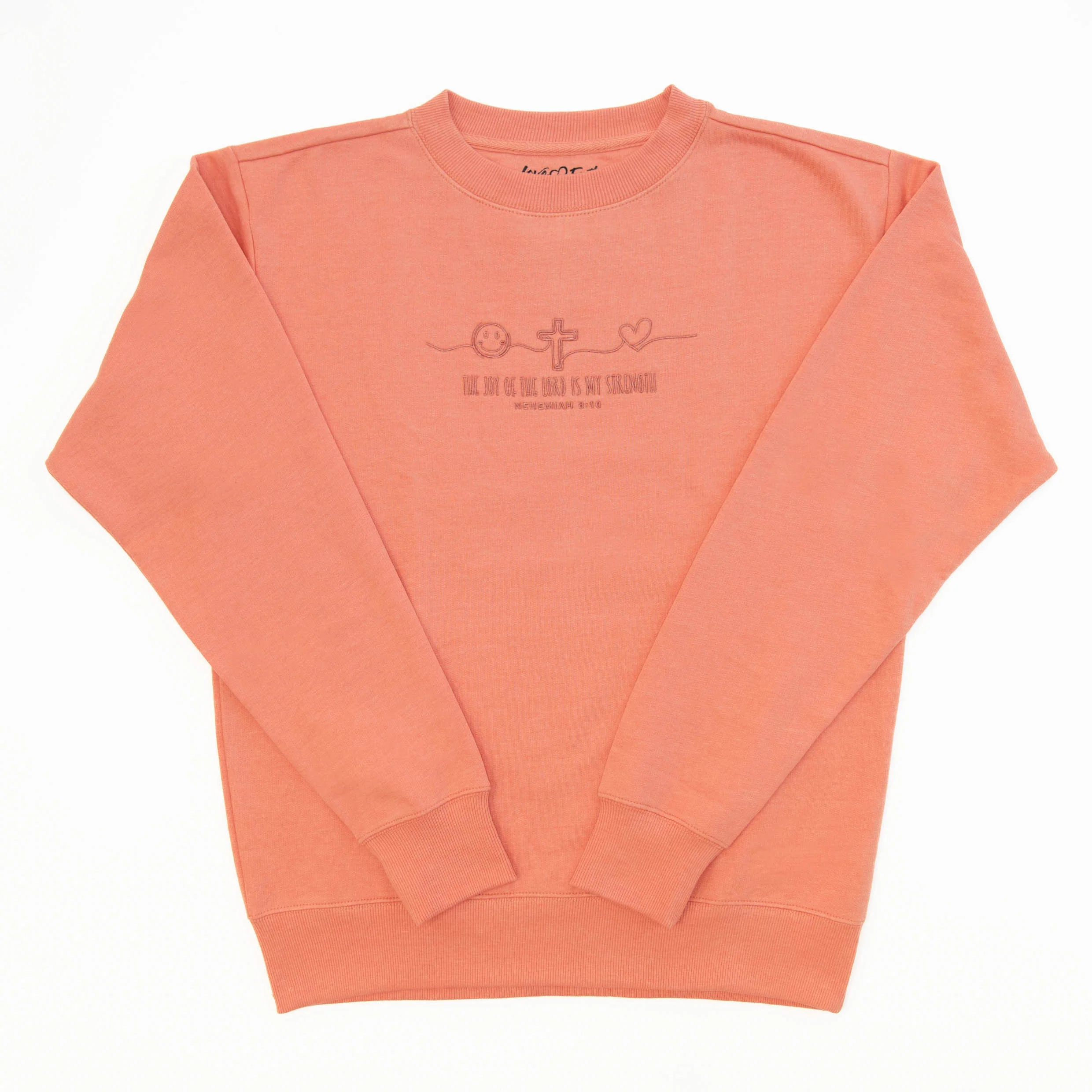Joy of the Lord Embroidered Crewneck Sweatshirt - Image 3