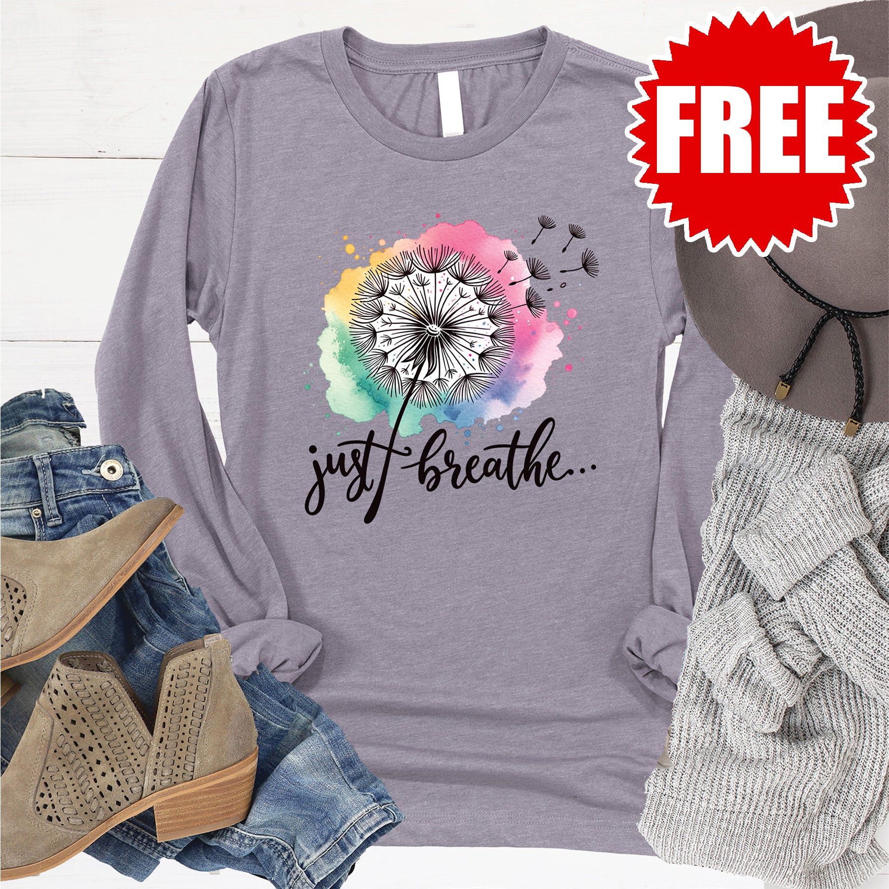 Just Breathe Long Sleeve - 0