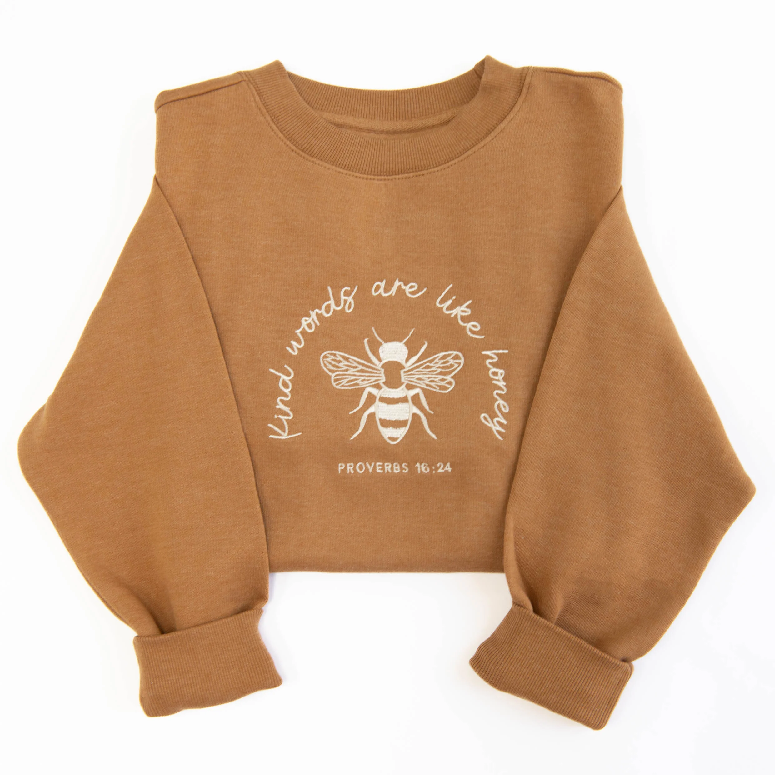Kind Words Embroidered Crewneck Sweatshirt - Image 2