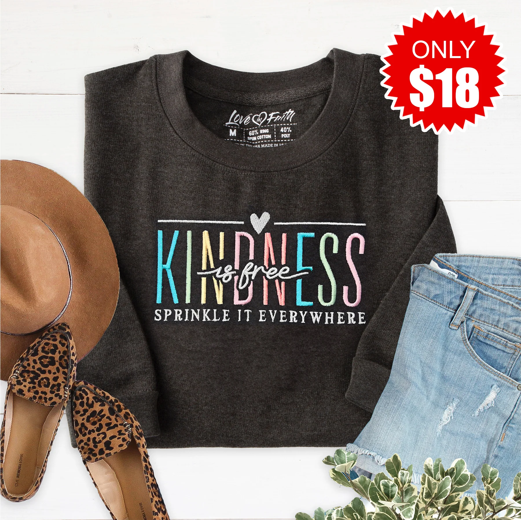 Kindness is Free Sweatshirt - 18
