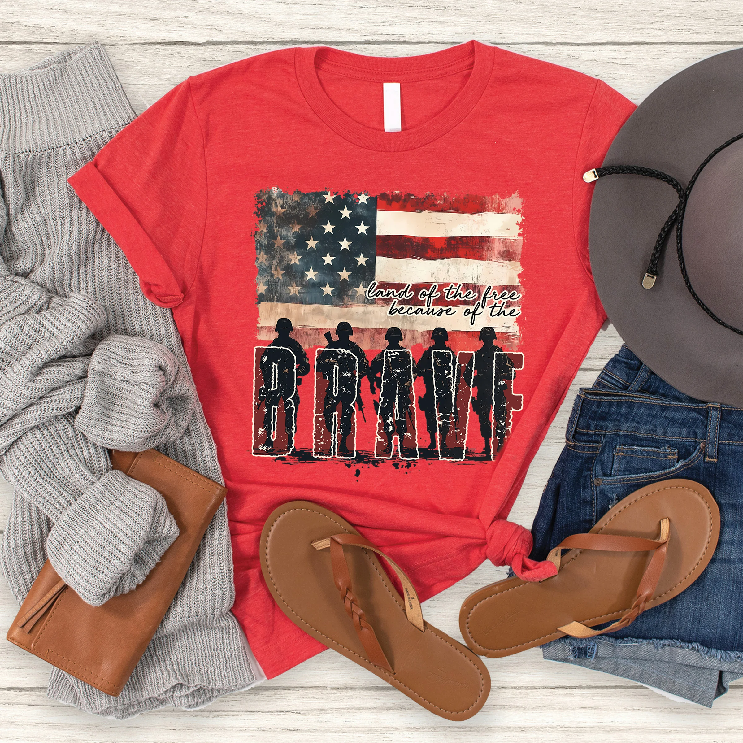 Land Of The Free Tee - Image 2