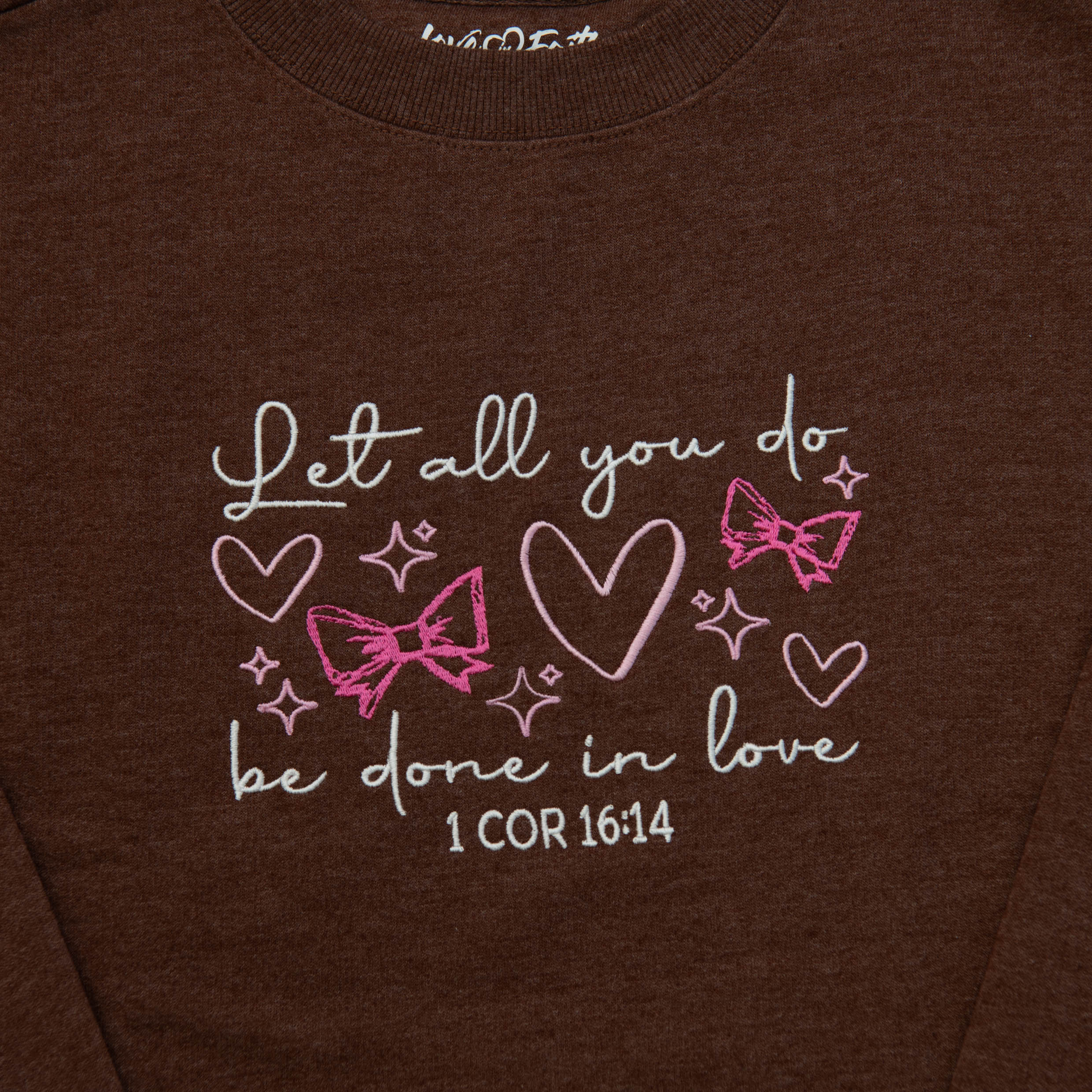 Let All You Do Embroidered Crewneck Sweatshirt - Image 3