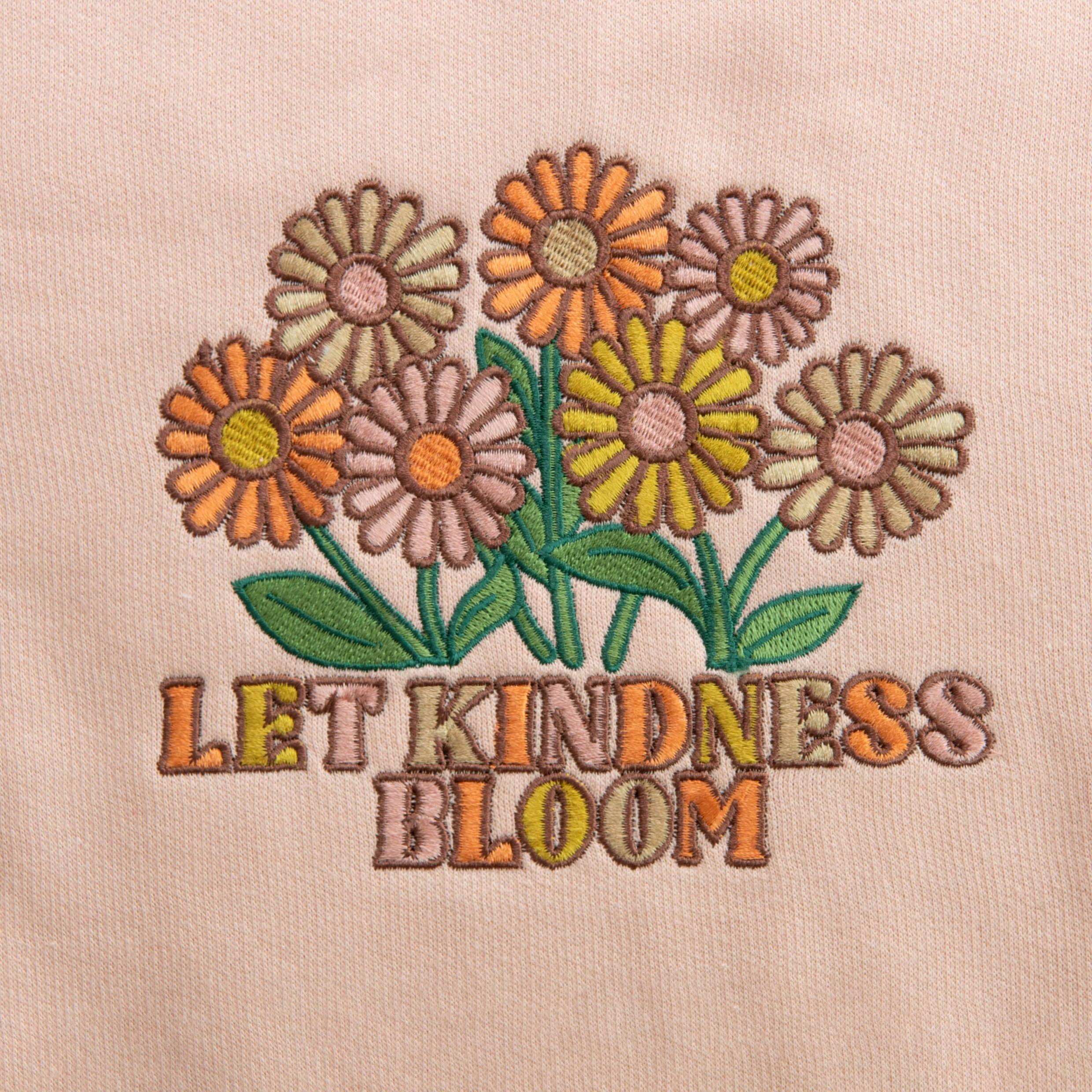 Let Kindness Bloom Embroidered Crewneck Sweatshirt - Image 3