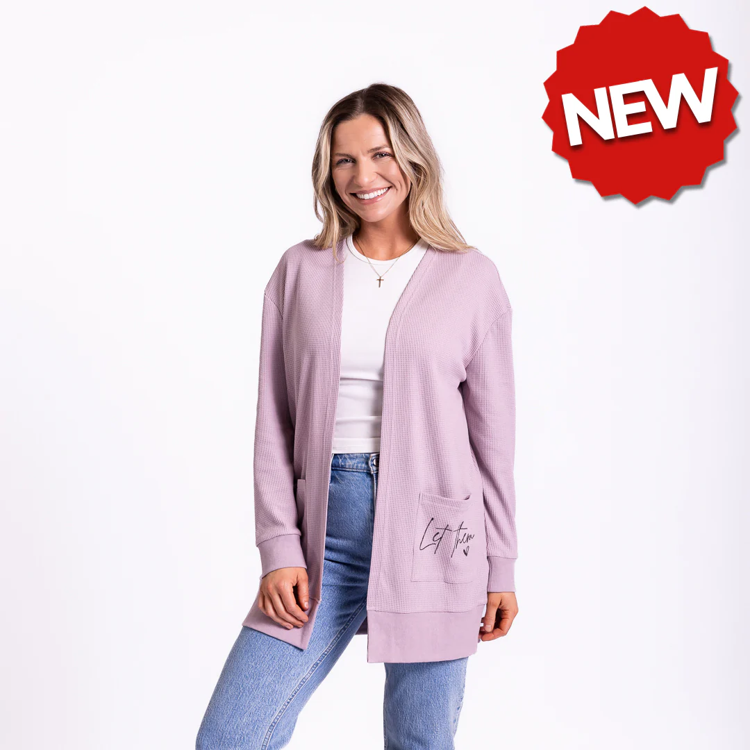Let Them Waffle Knit Cardigan