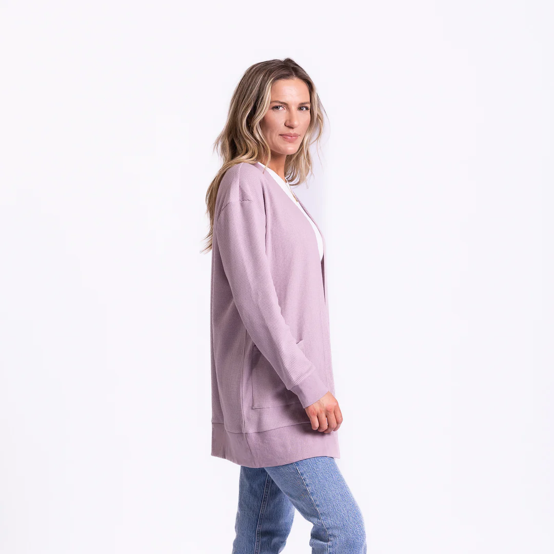 Let Them Waffle Knit Cardigan - Image 4