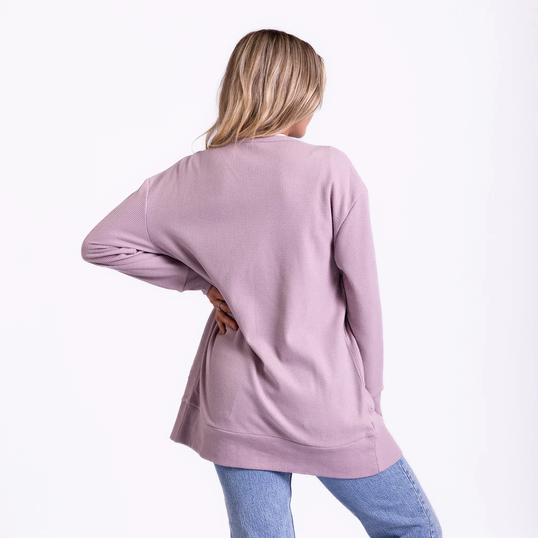 Let Them Waffle Knit Cardigan - Image 5