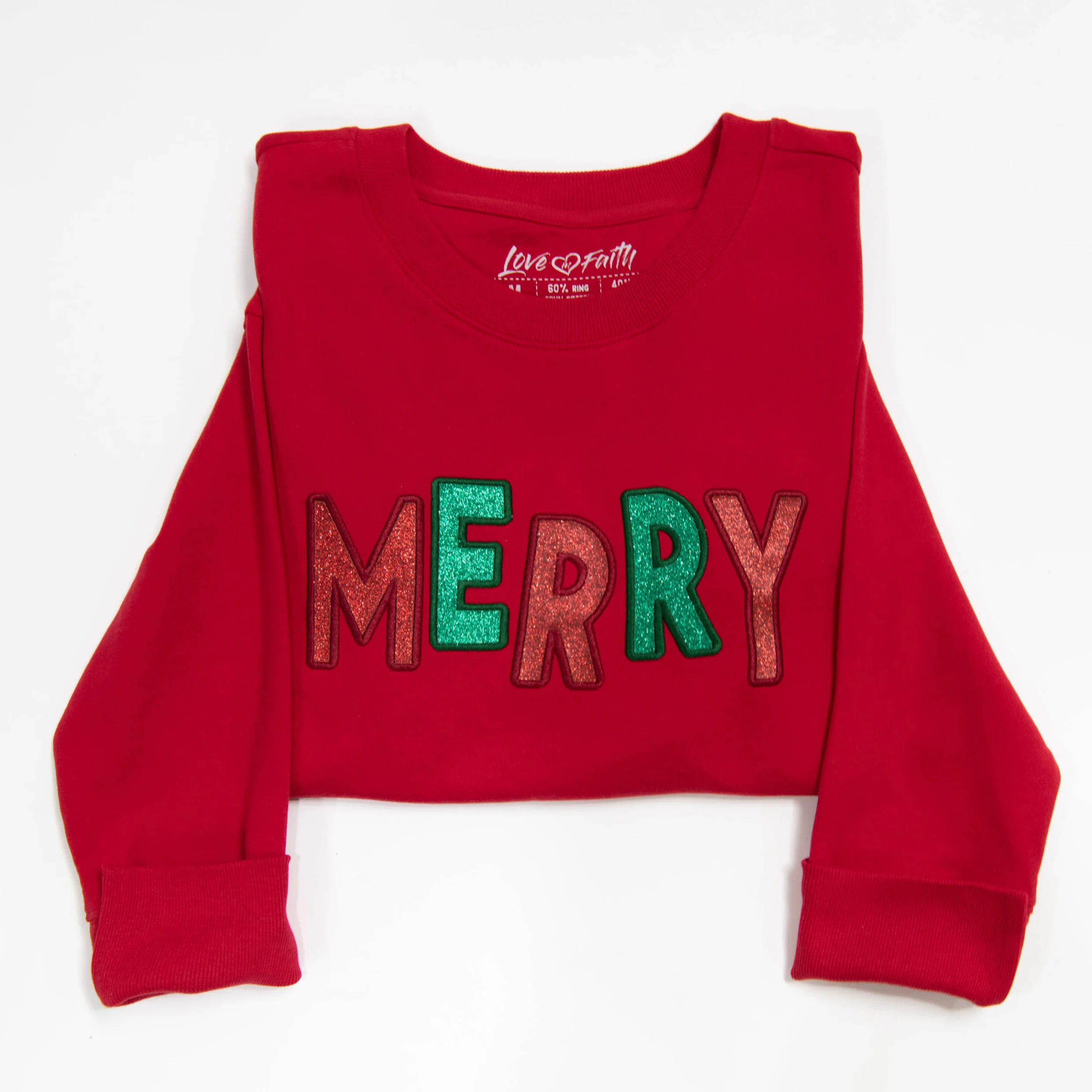 Merry Candy Canes Side Slit Crewneck Sweatshirt - Image 7