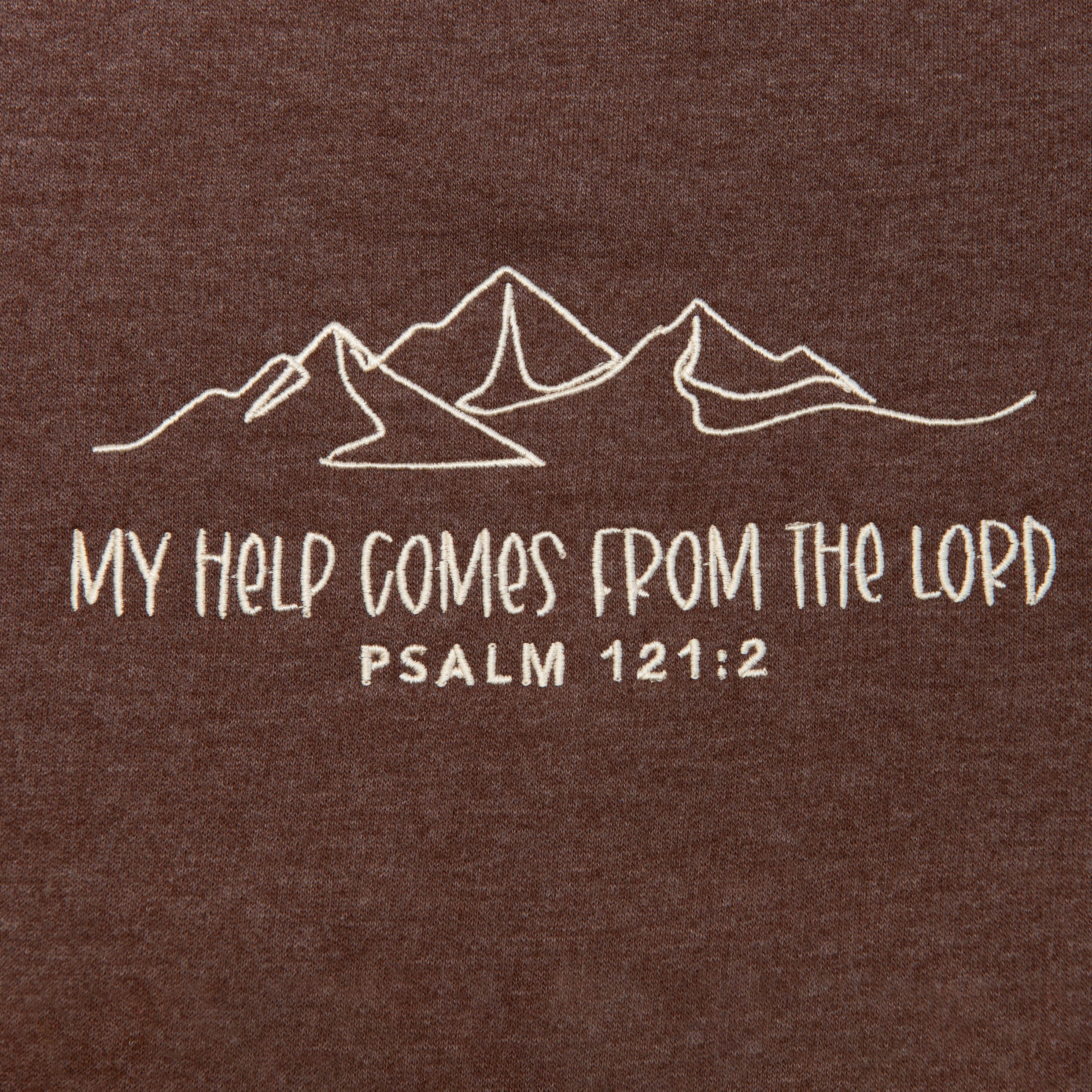 My Help Embroidered Crewneck Sweatshirt - Image 3