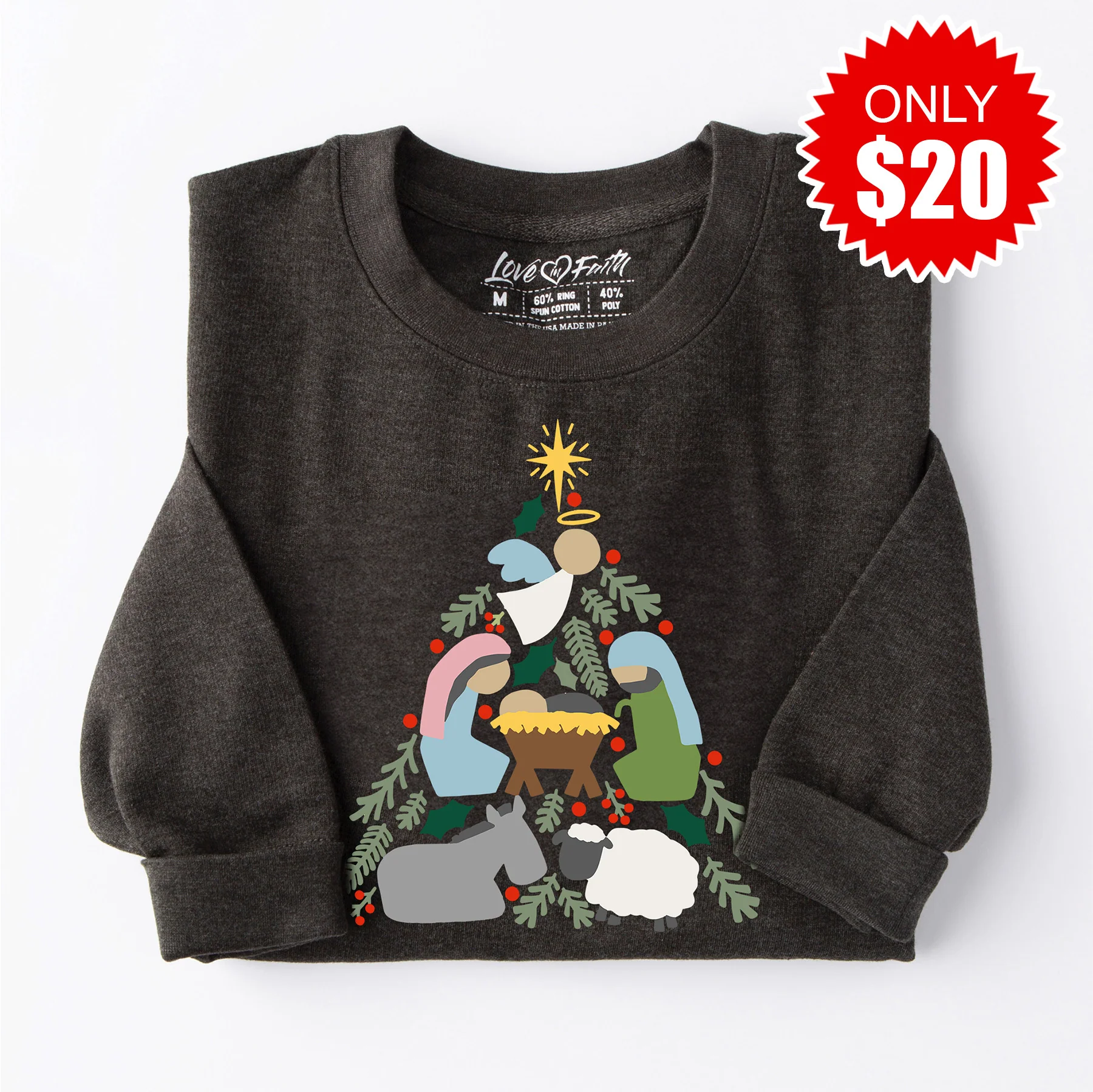 Nativity Tree Sweatshirt - 20