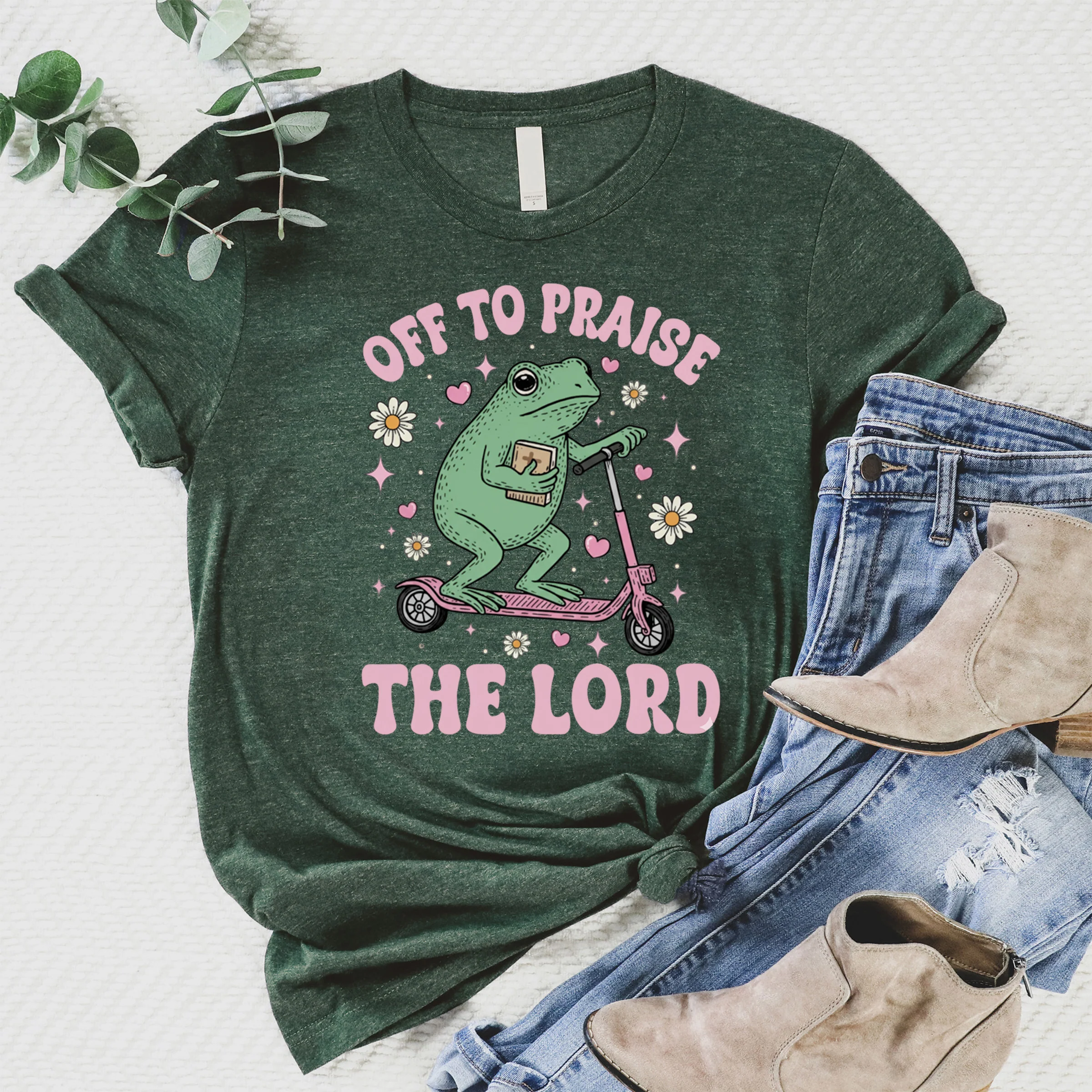 Off to Praise the Lord Tee