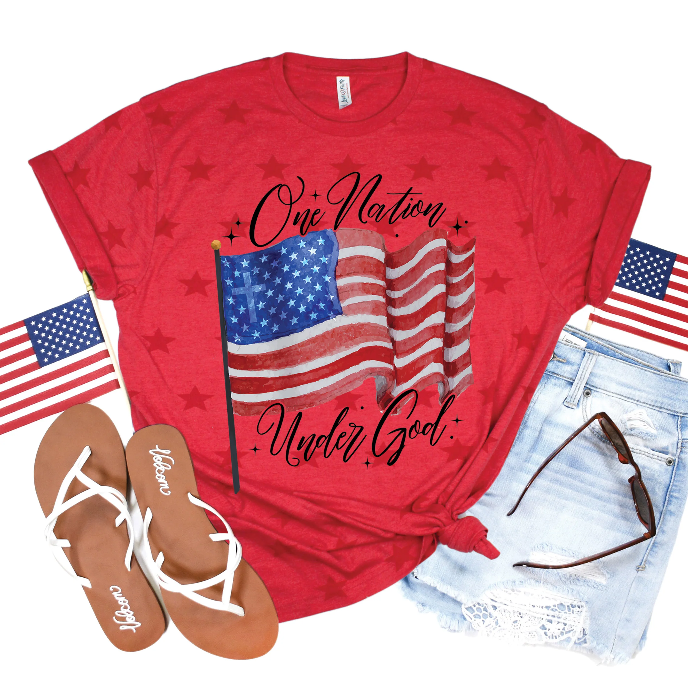 One Nation Under God Tee